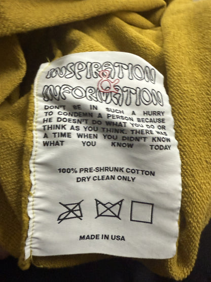 Barriers Hoodie Yellow Medium Used