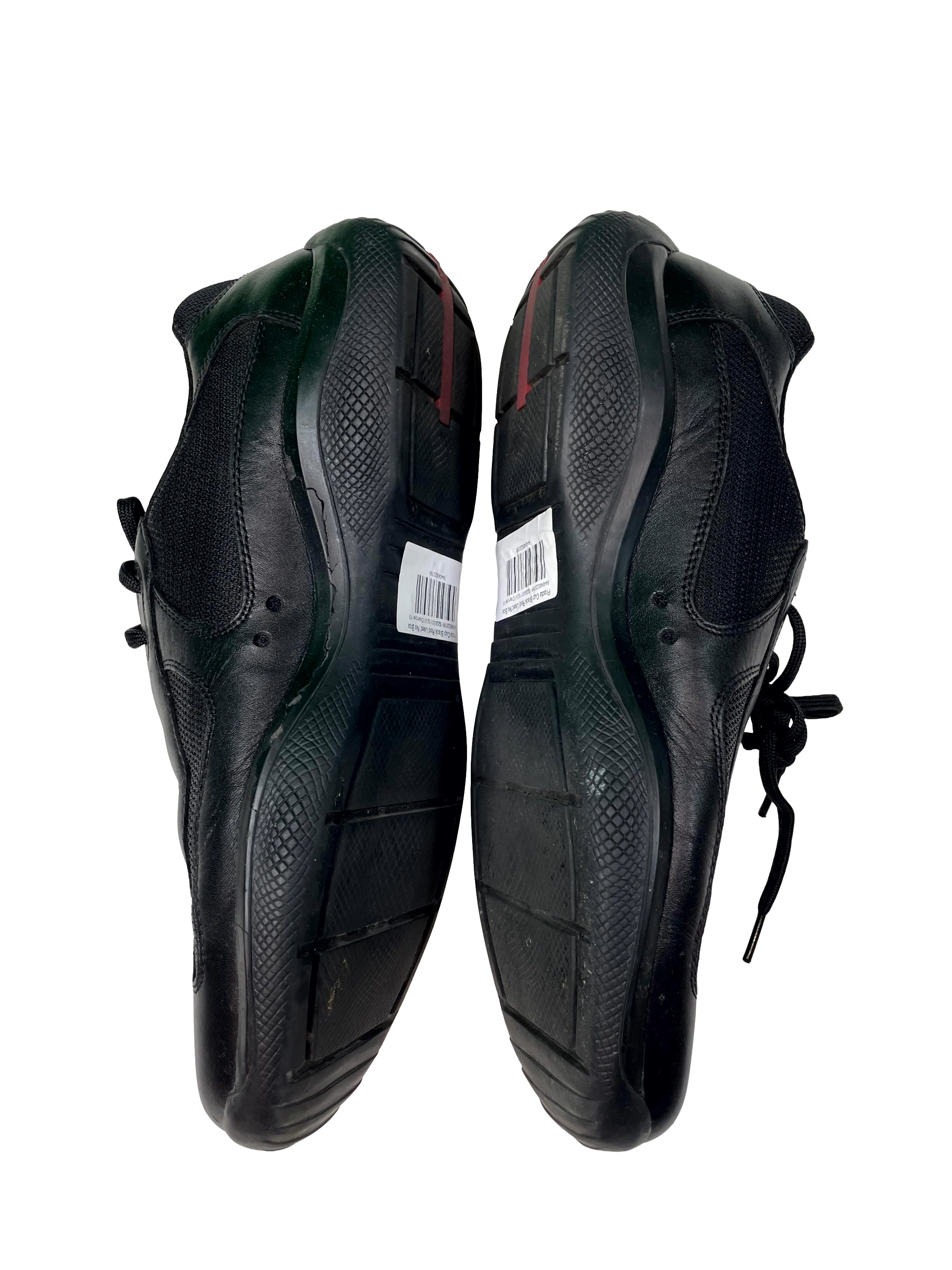 Prada Cup Black & Red Sneakers