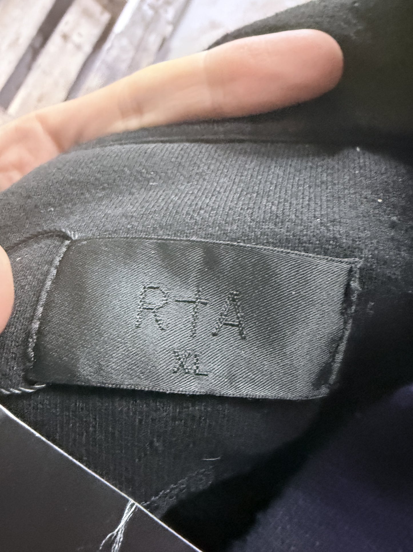 RTA Hoodie Black XL Used