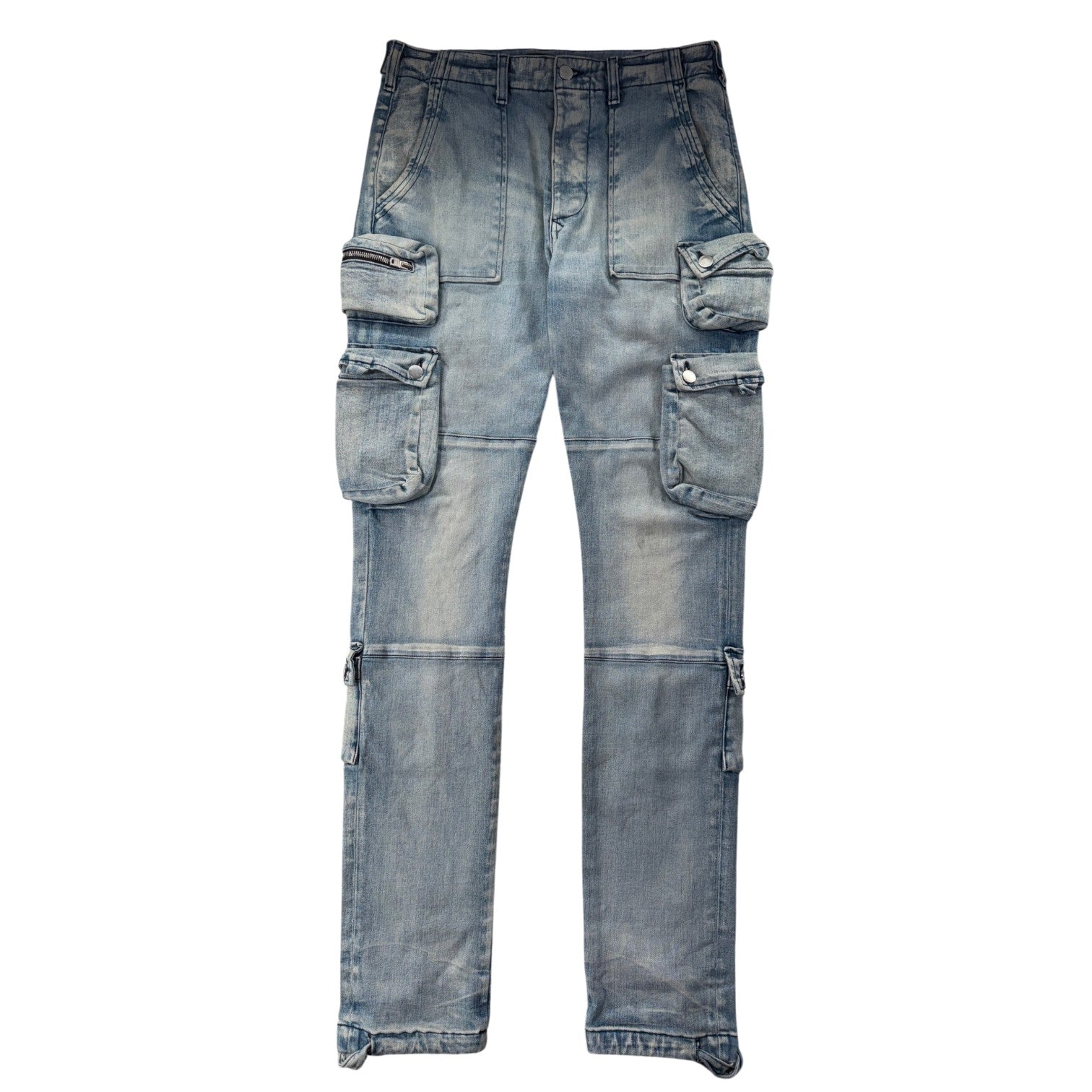 Amiri Tactical Cargo Light Wash Jeans