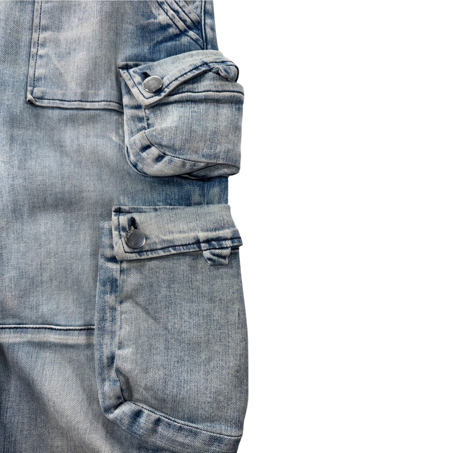 Amiri Tactical Cargo Light Wash Jeans