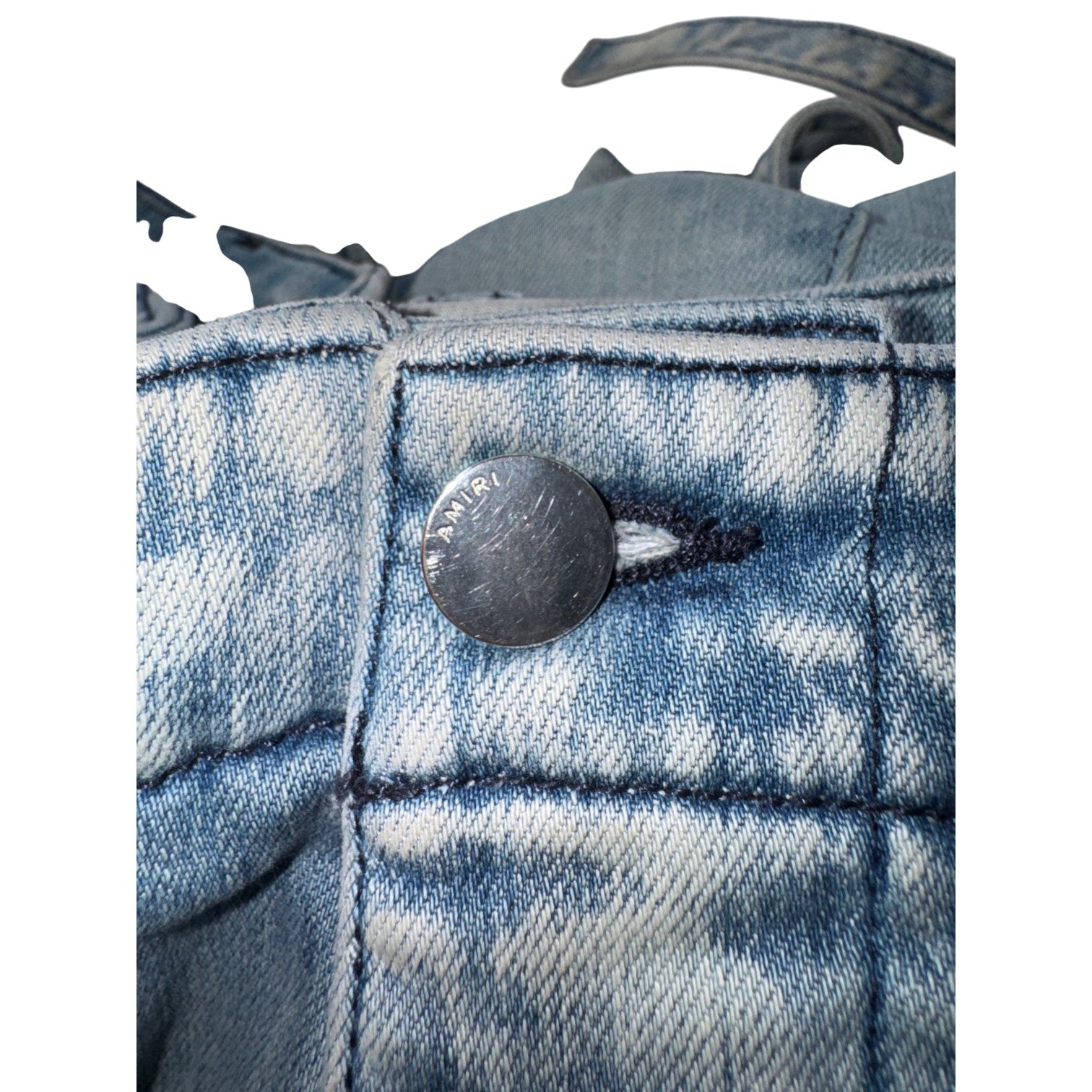 Amiri Tactical Cargo Light Wash Jeans