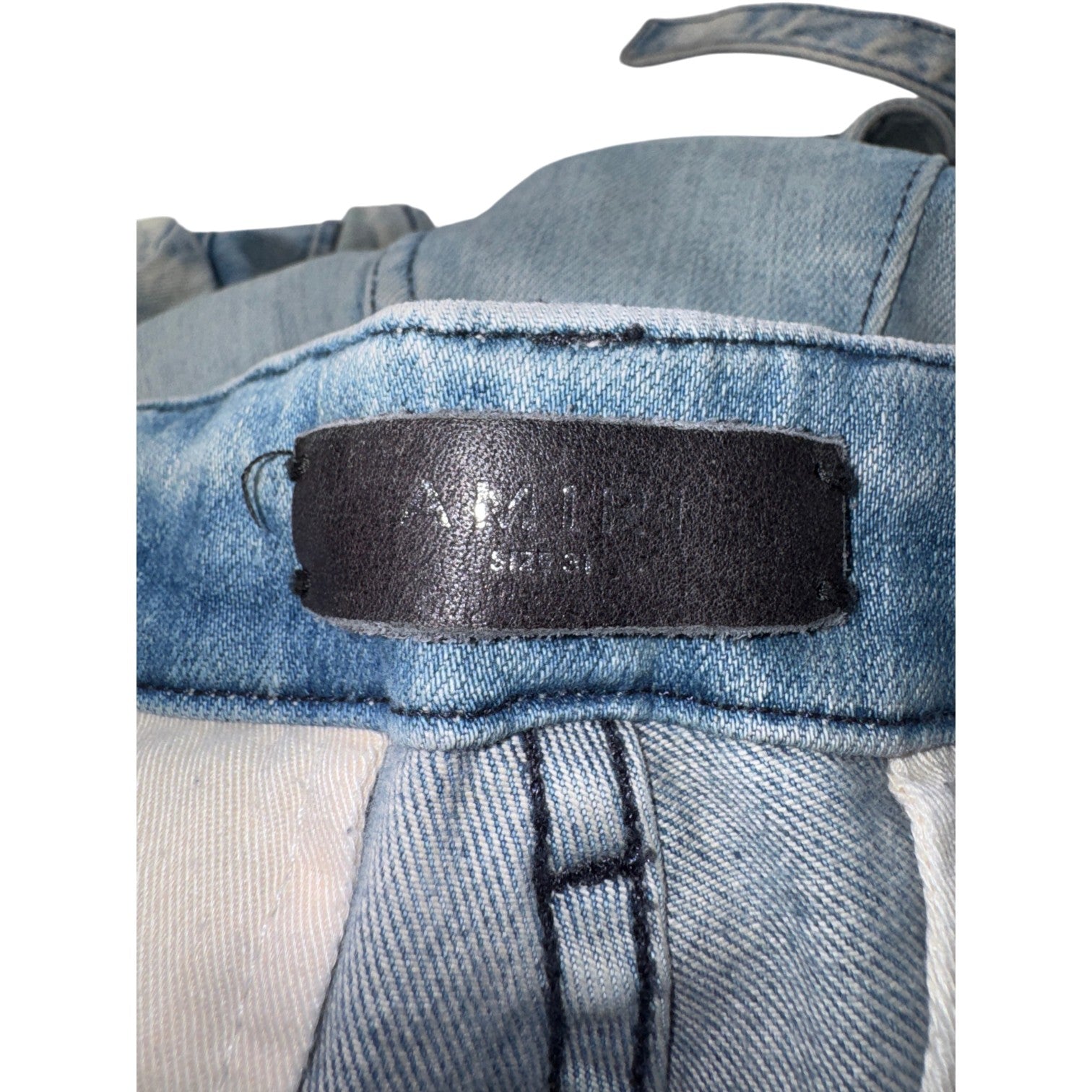 Amiri Tactical Cargo Light Wash Jeans