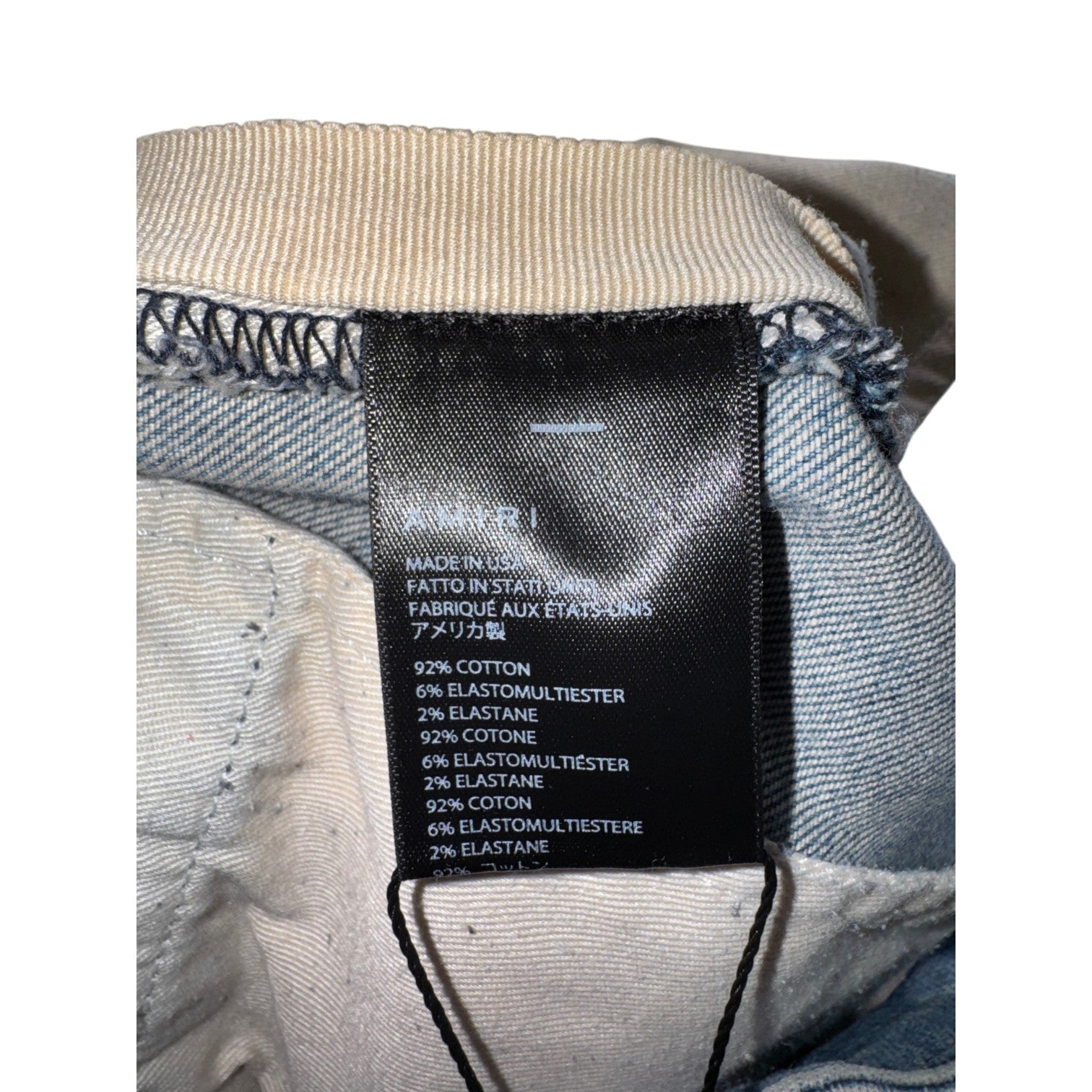 Amiri Tactical Cargo Light Wash Jeans