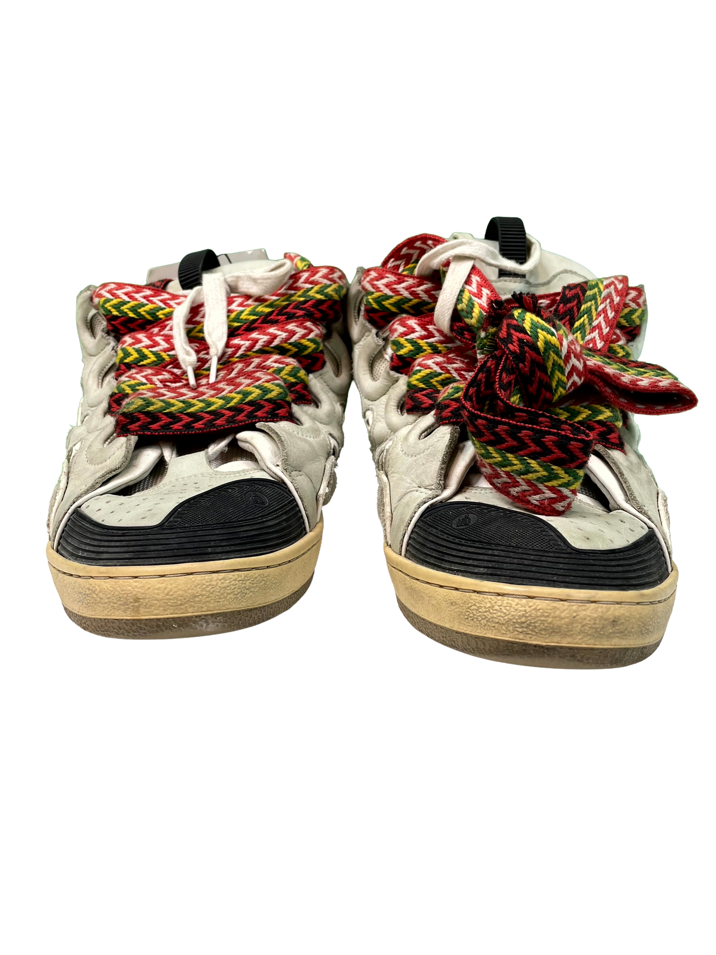 Lanvin Curb Rasta Cream Sneakers