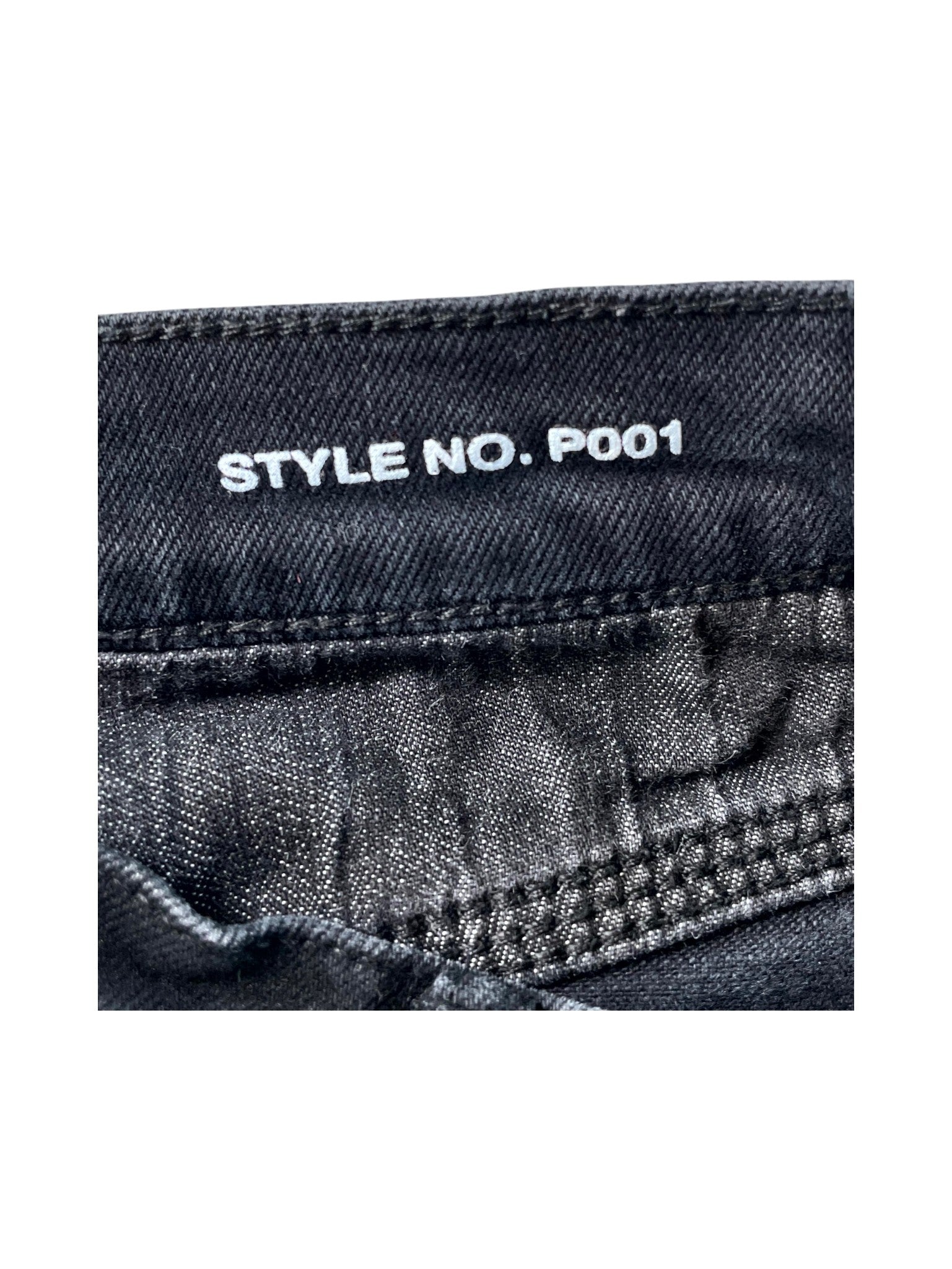 Purple Brand DIstressed Black Wash Jeans