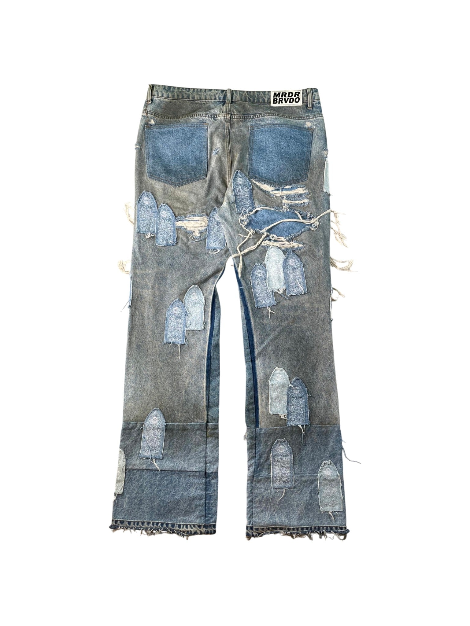 Who Decides War Denim Patch Vintage Wash Jeans