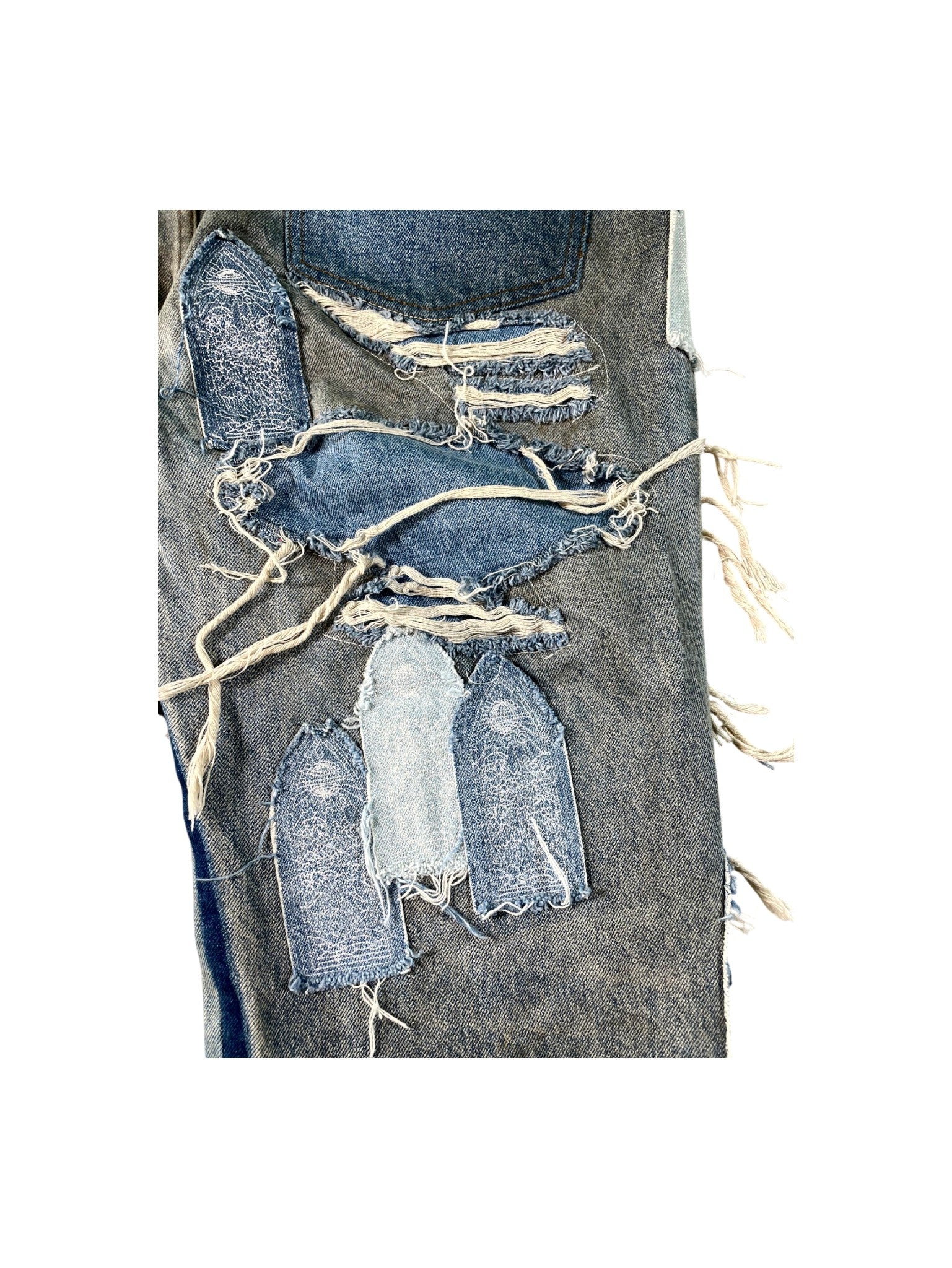 Who Decides War Denim Patch Vintage Wash Jeans