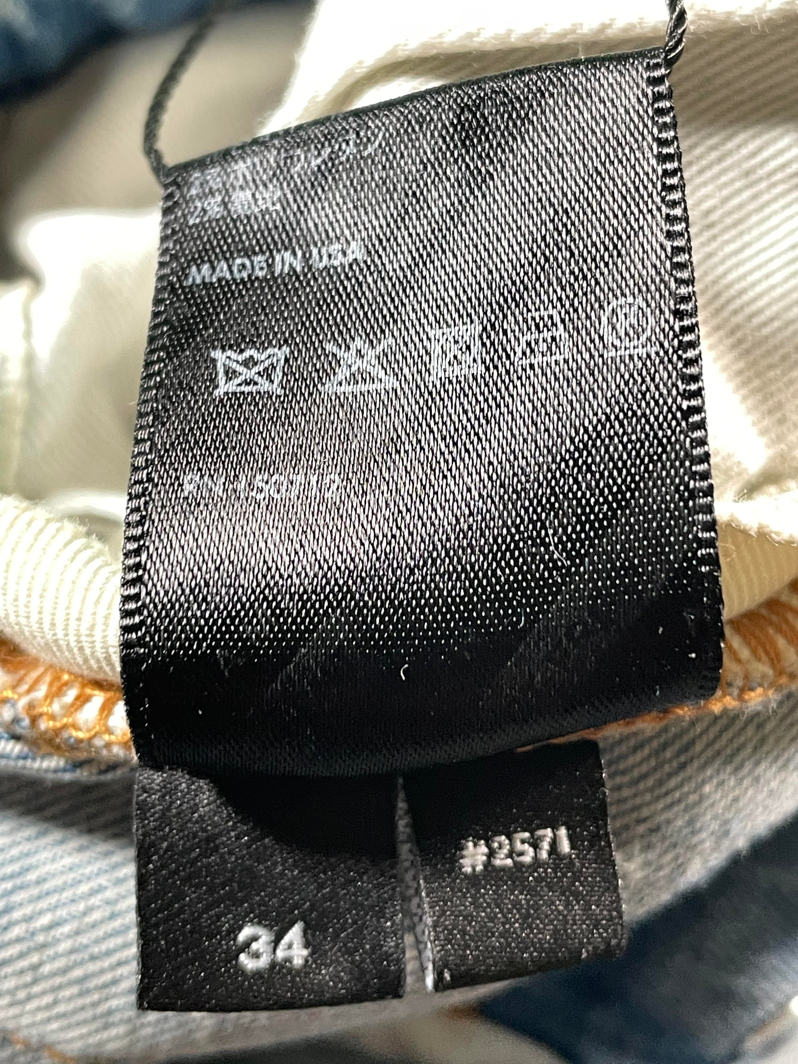 Amiri Plain Thrasher Ripped Light Wash Jeans