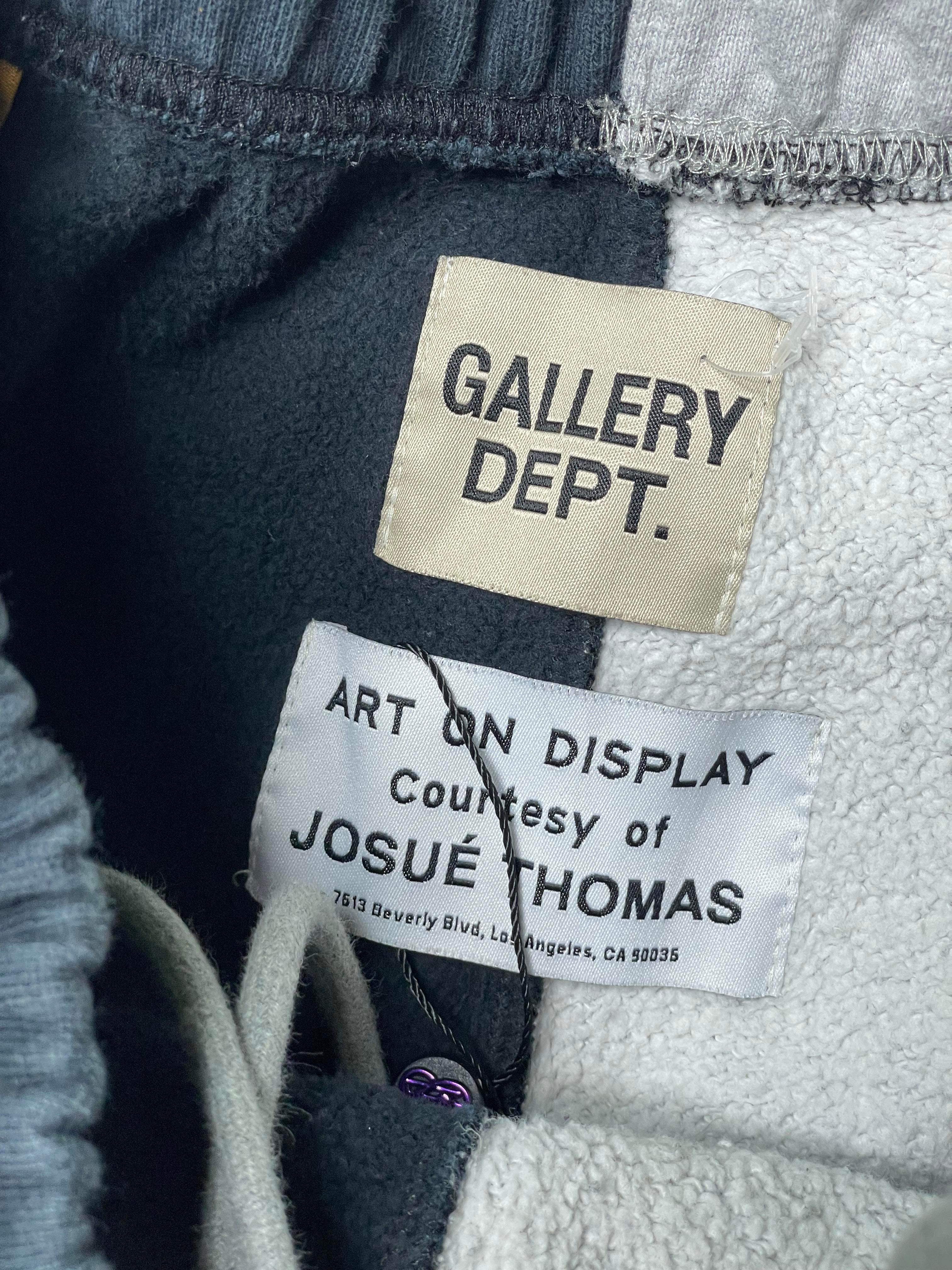 Gallery Dept Split Grey & Black Shorts