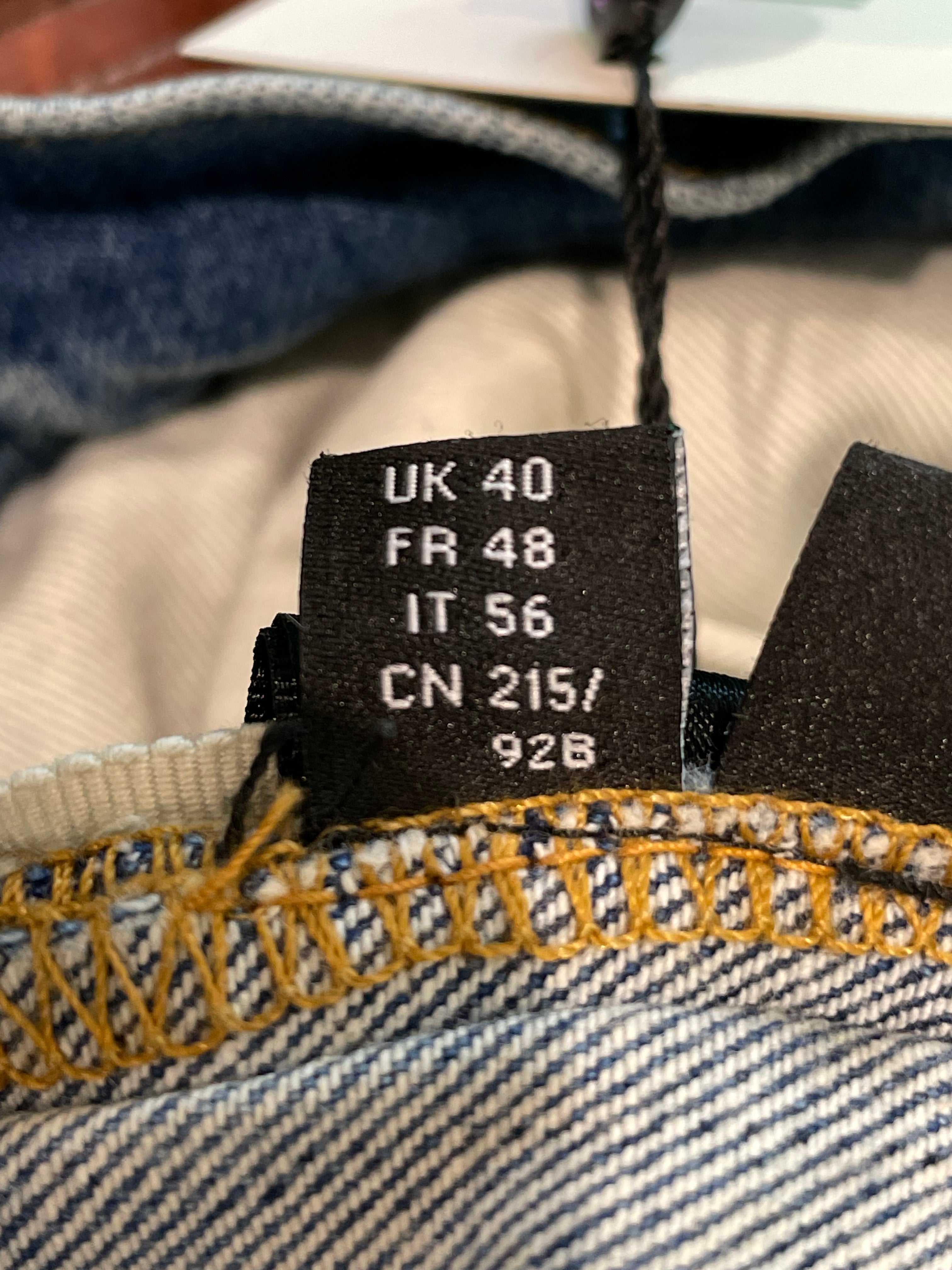 Amiri Clay Side Logo Light Wash Blue Jeans