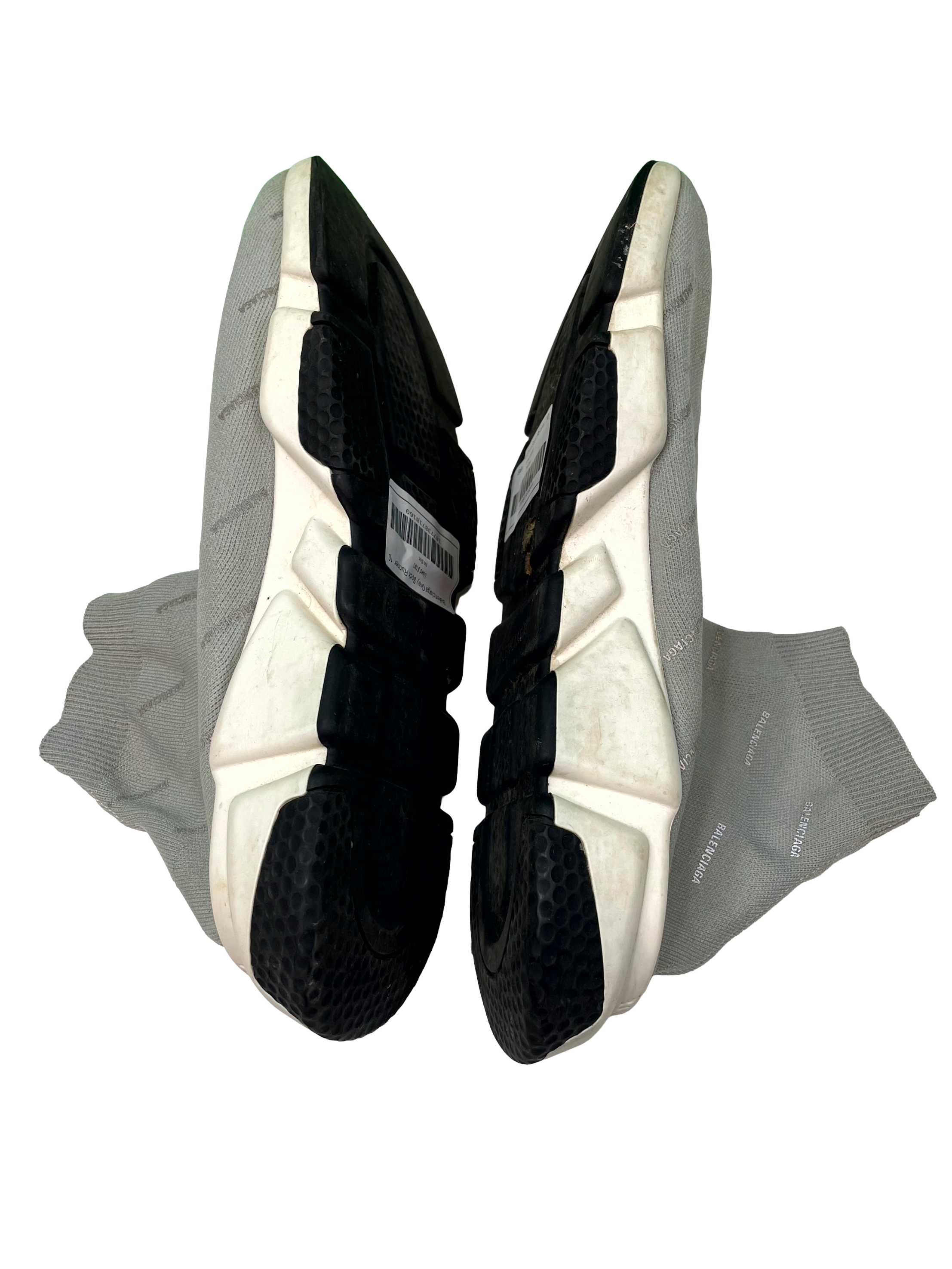 Balenciaga Grey Sock Runner Sneakers