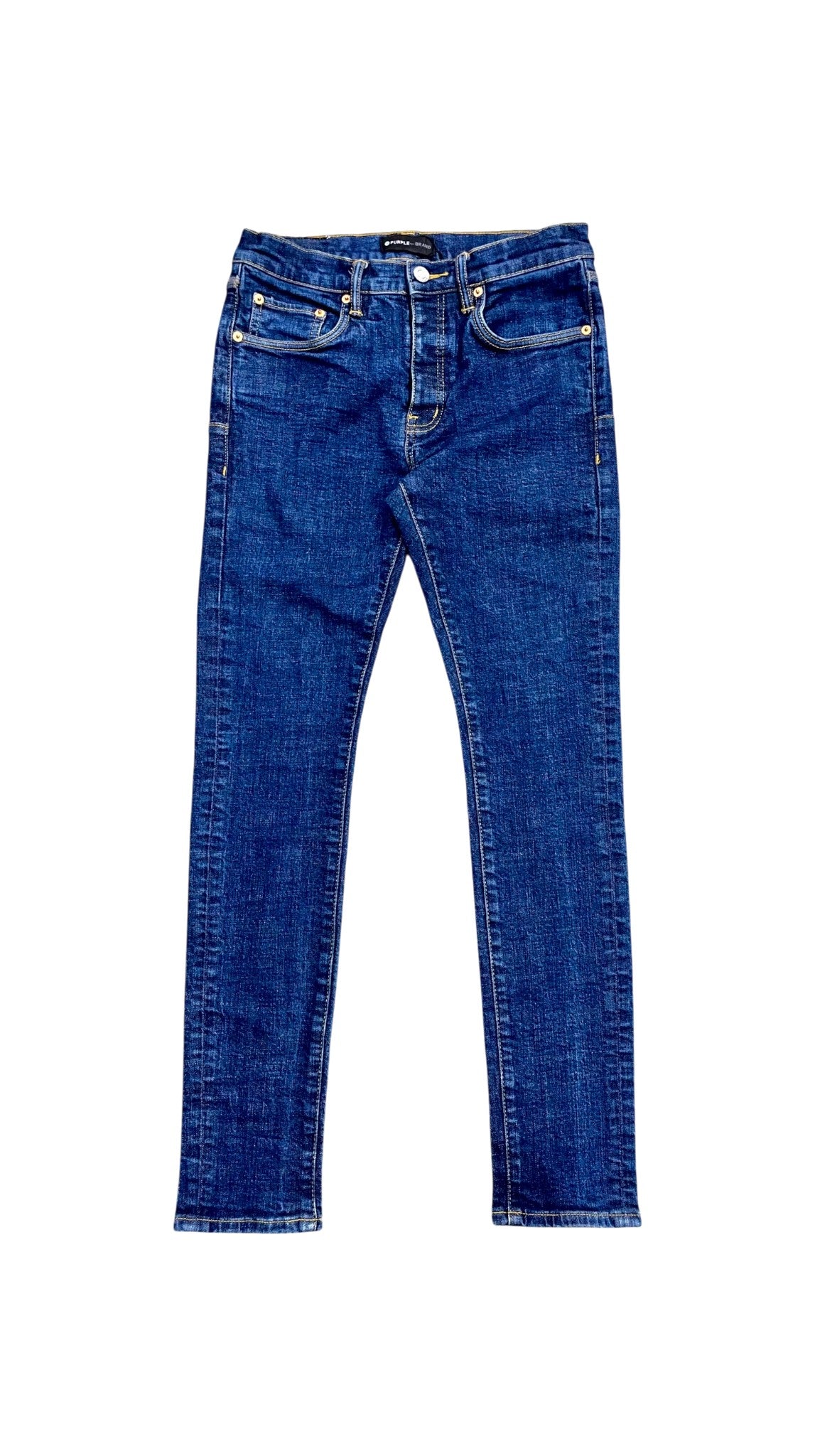 Purple Brand Plain Dark Wash Jeans