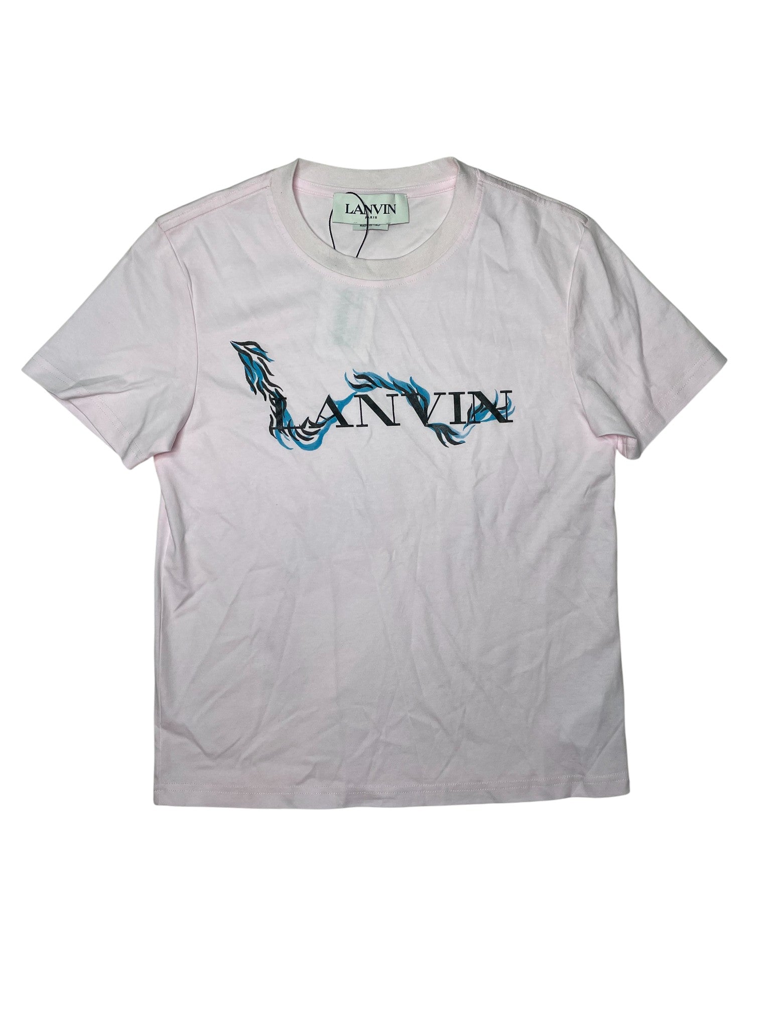 Lanvin 'Floral' Pink & Blue Printed Tee