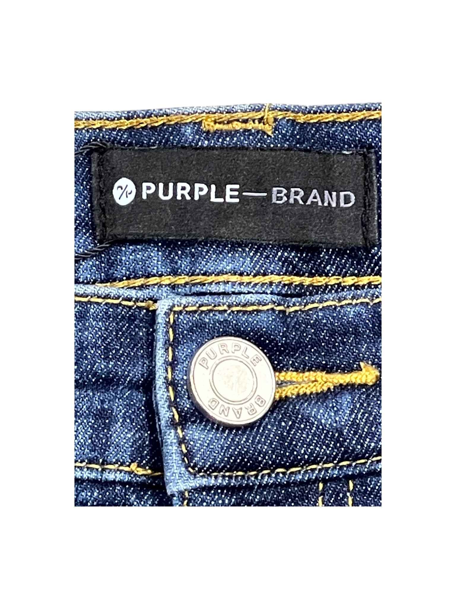 Purple Brand Plain Dark Wash Jeans