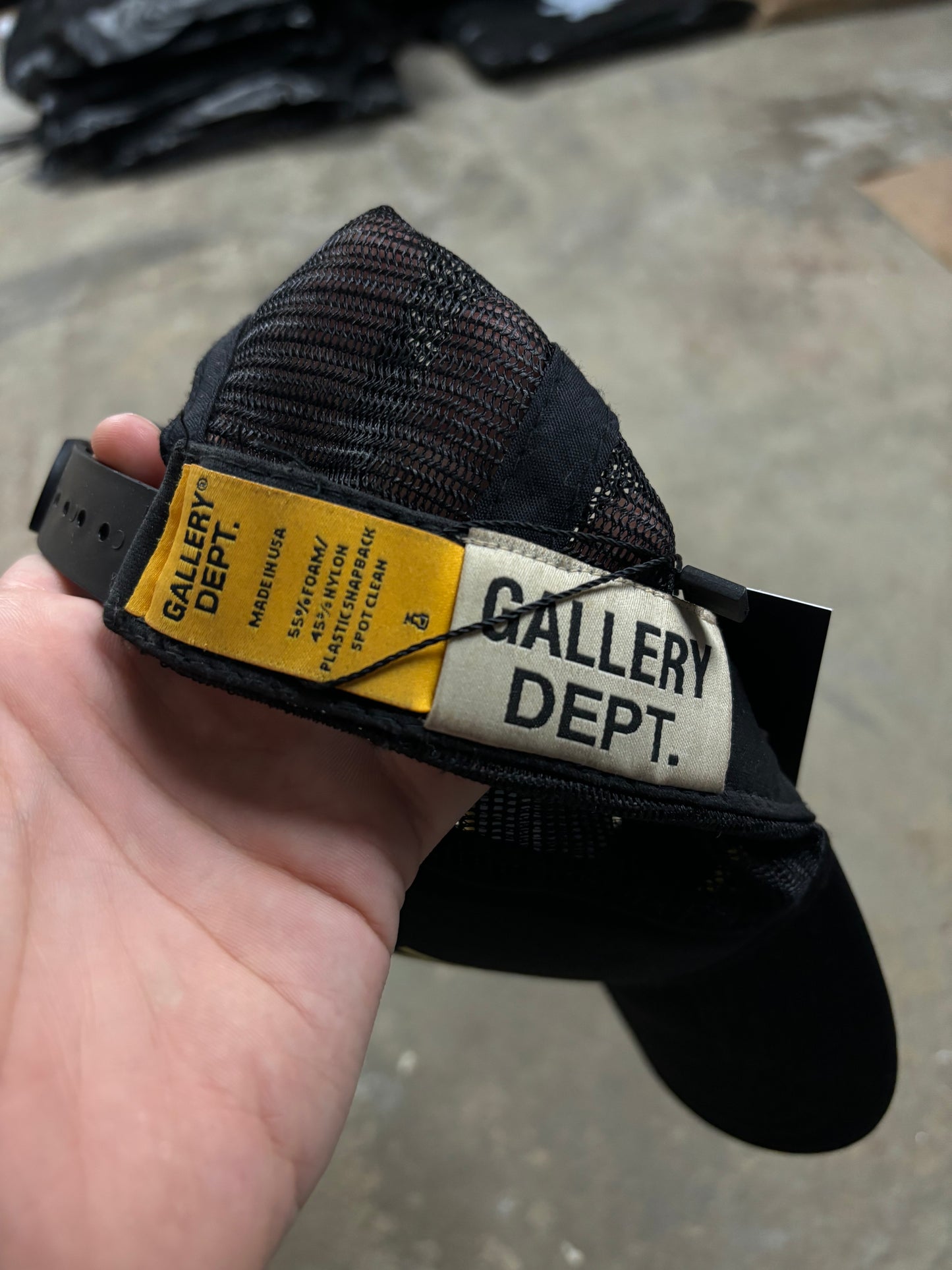 Gallery Dept Trucker Black Yellow Used OS