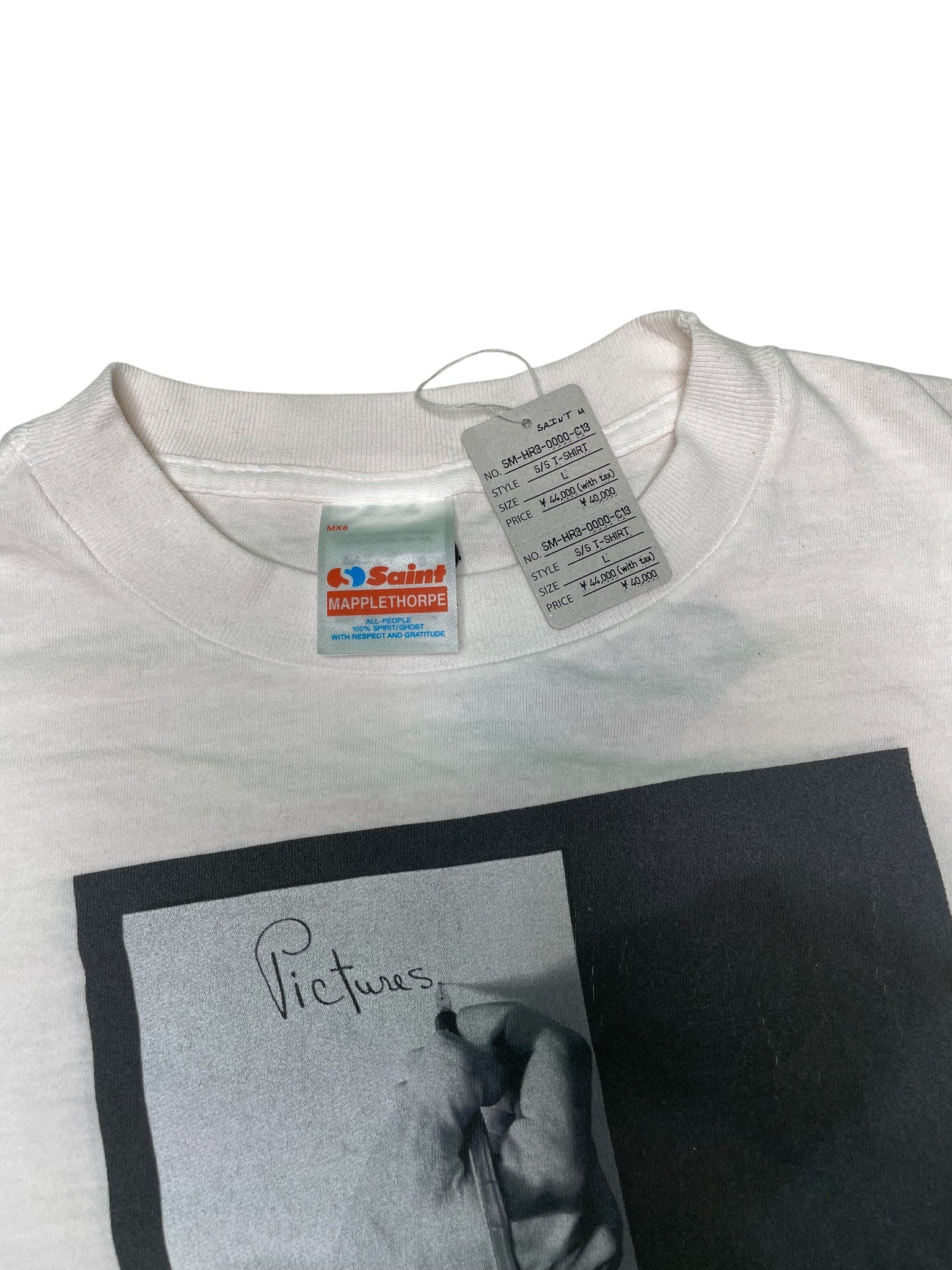 Saint Michael 'Pictures ' White & Black Tee