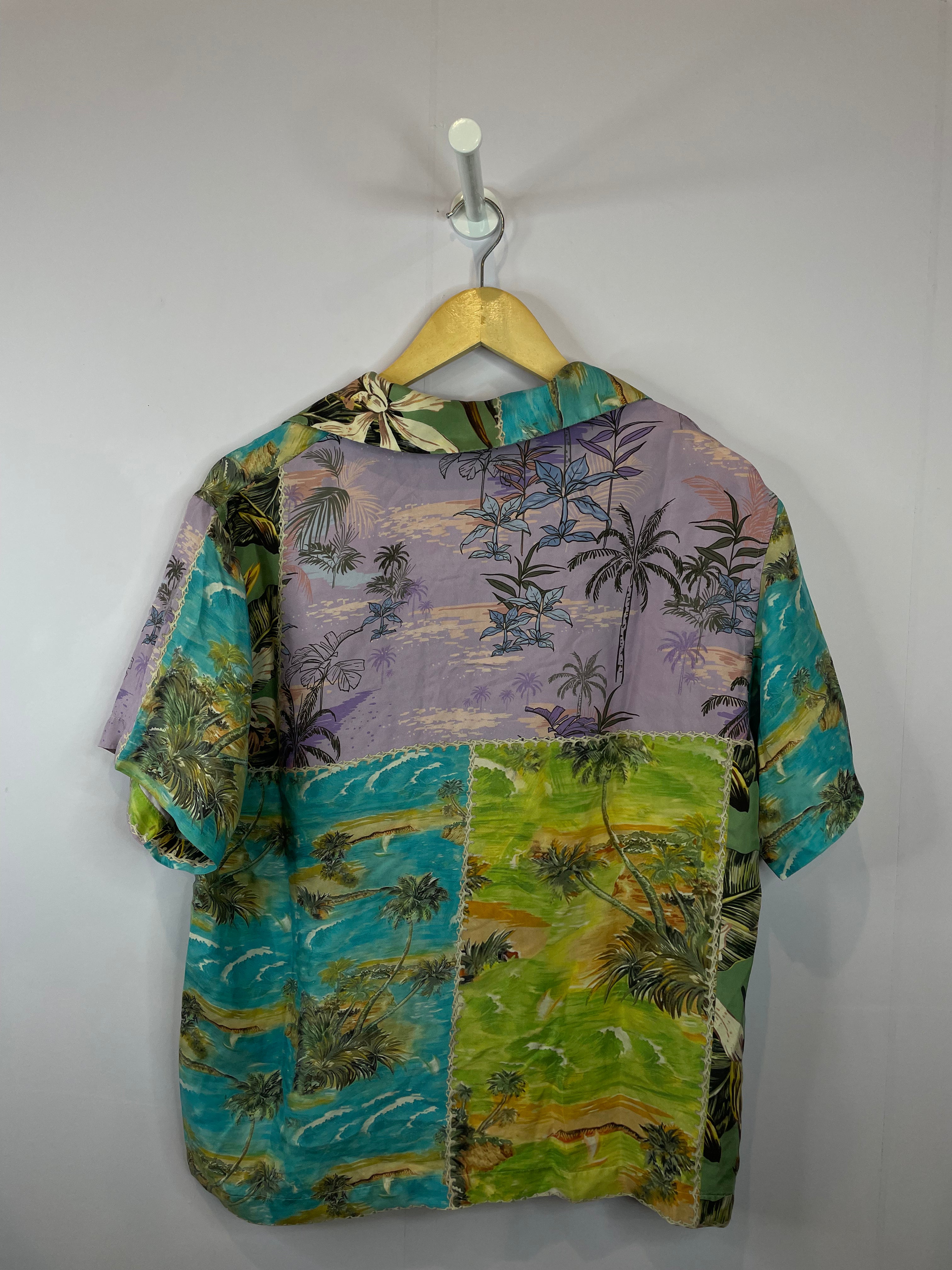 Amiri Silk Floral Vacation Shirt Used Medium