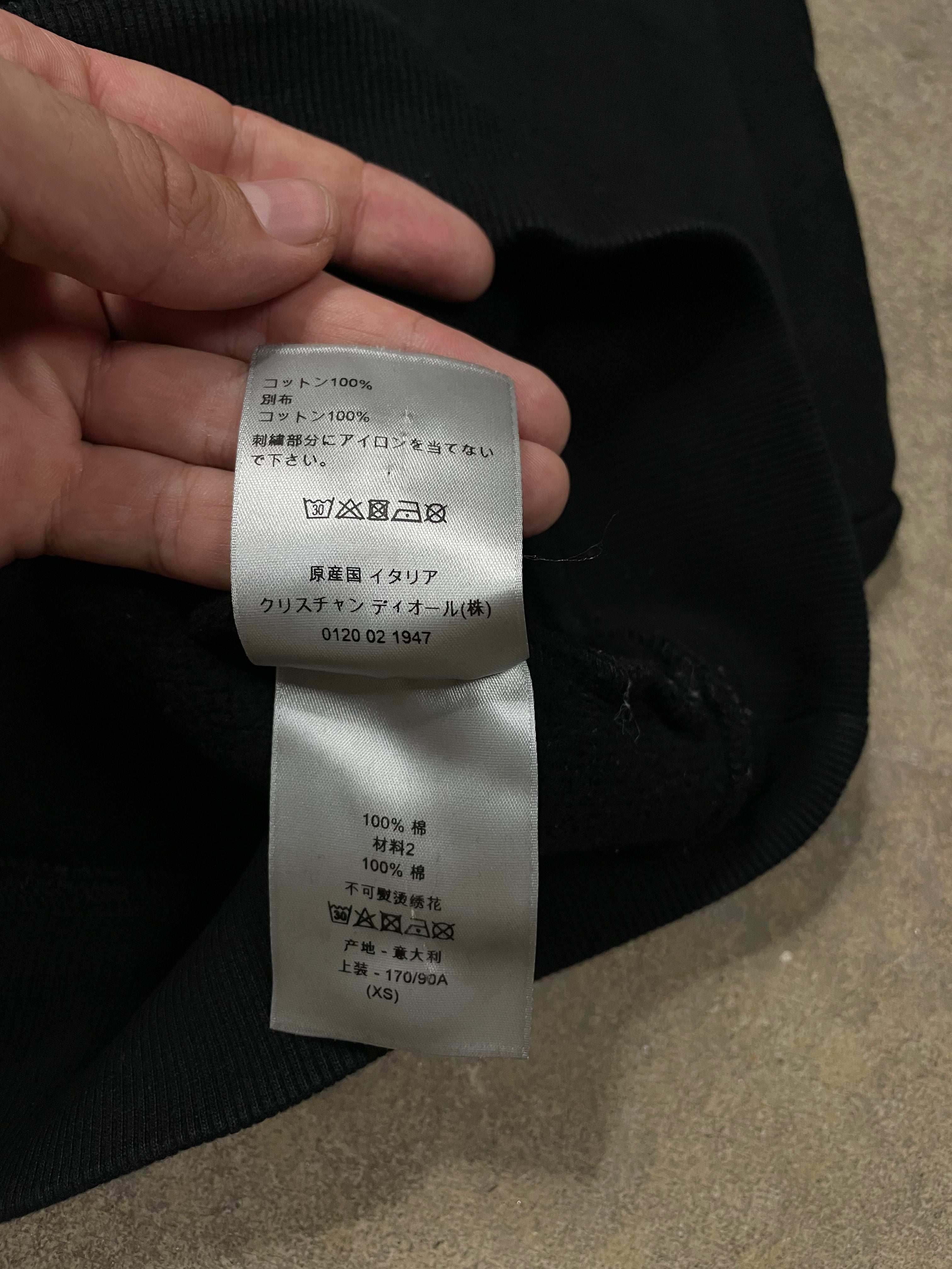 Dior Stussy Bee Hoodie Black XS Used