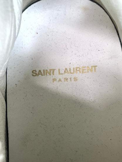 YSL Tan Hi White Sneakers
