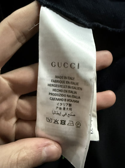 Gucci All Over Polo Navy Used Small