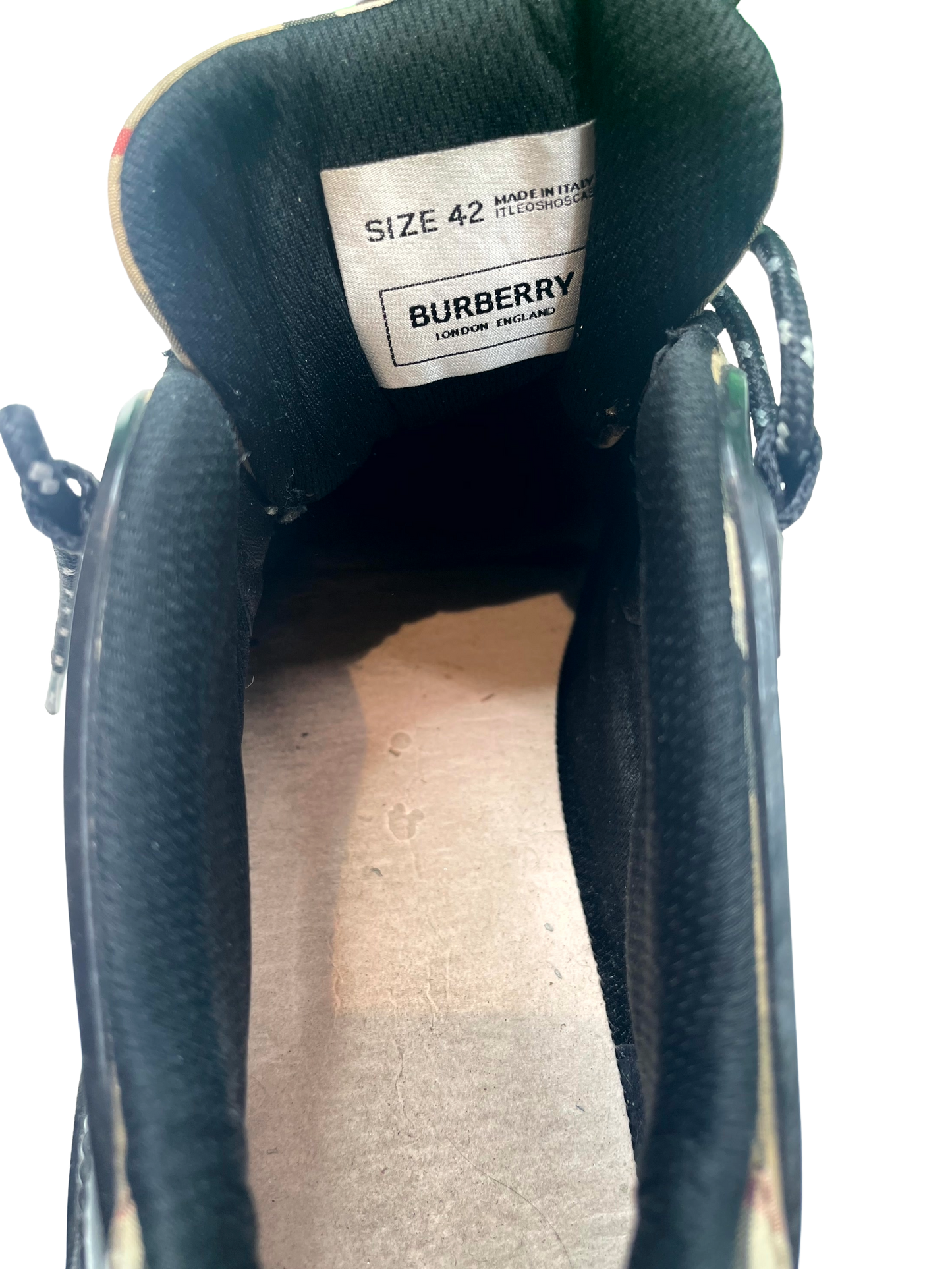 Burberry Monogram Runner Black & Brown Sneakers