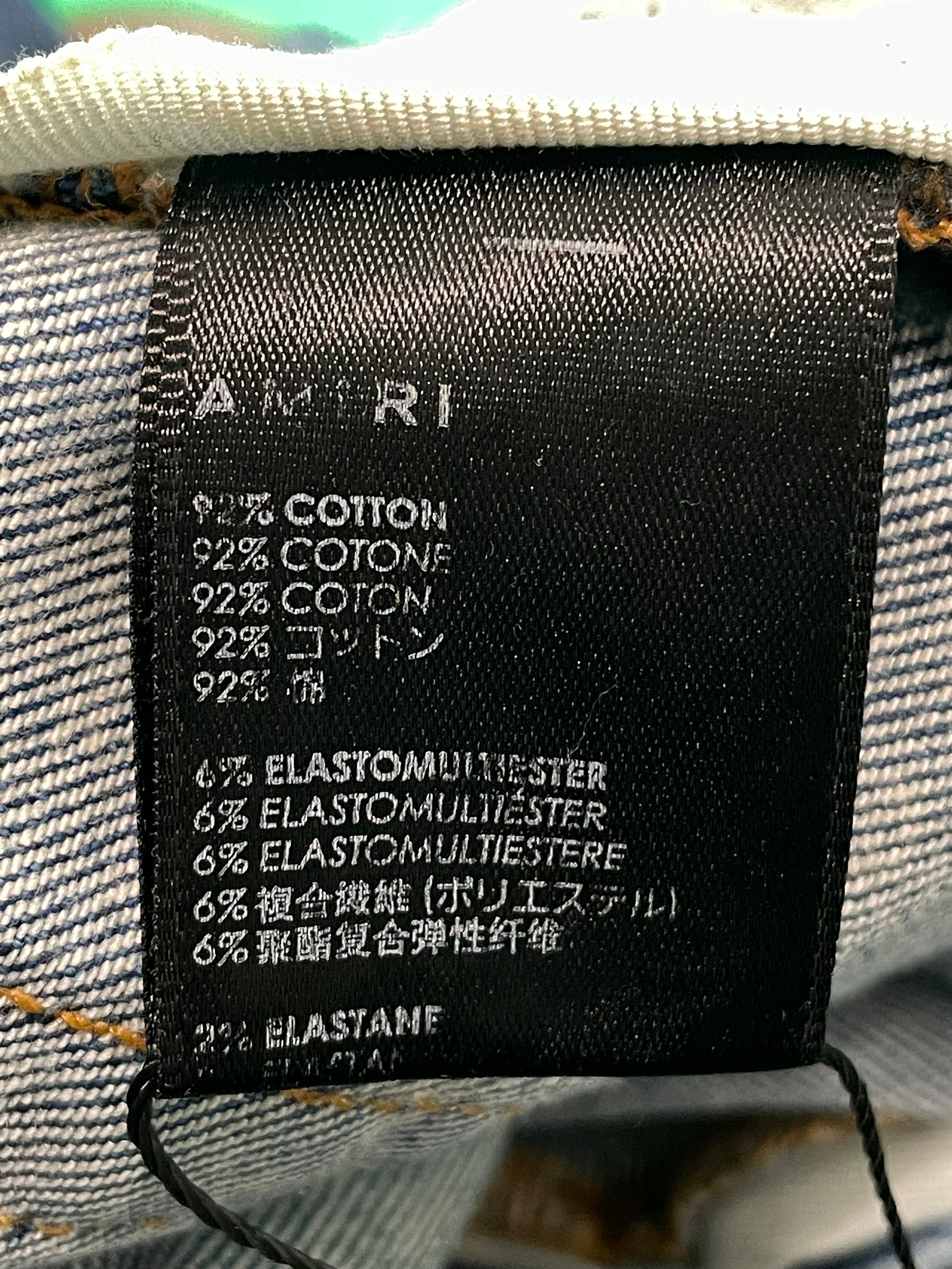 Amiri Thrasher Light Wash Plain Blue Jeans