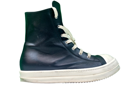 Rick Owens Ramone Hi Black Sneakers