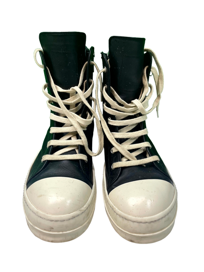 Rick Owens Ramone Hi Black Sneakers