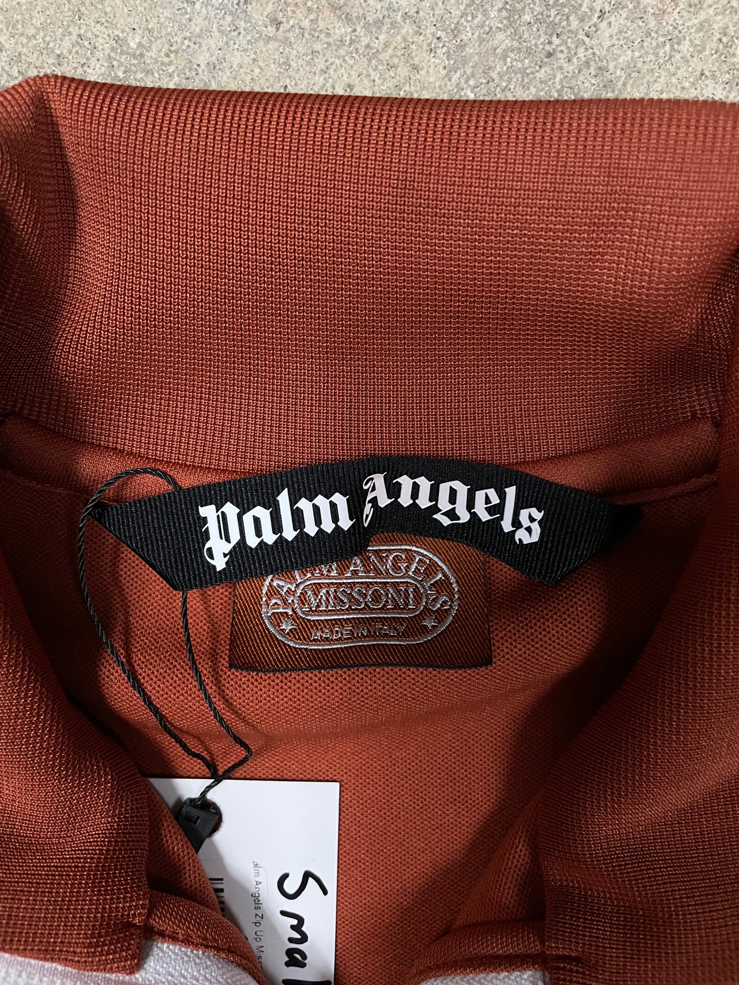 Palm Angels Zip Up Missoni Burnt Orange Small Used