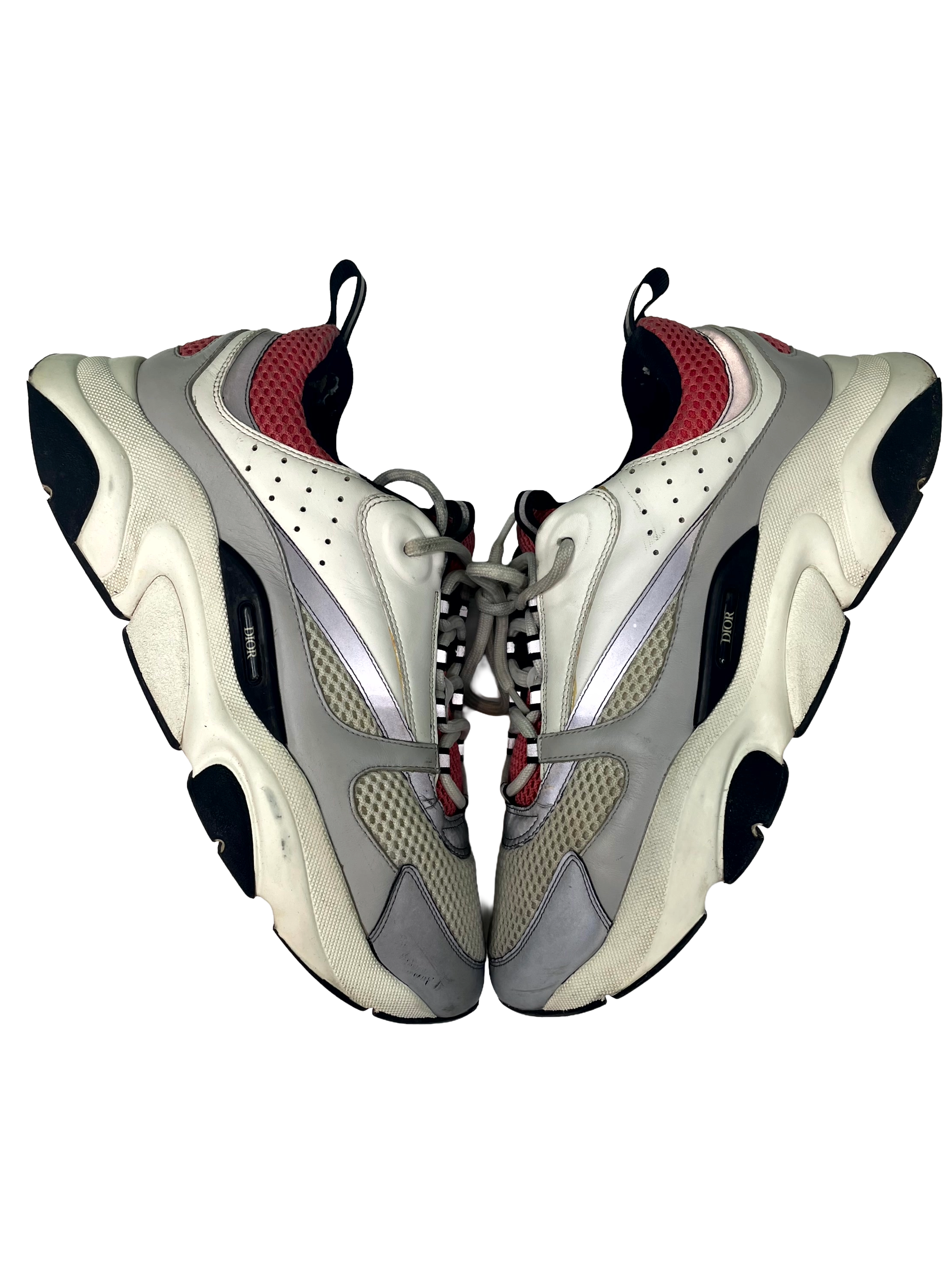 Dior B22 Strawberry Red & White Sneakers