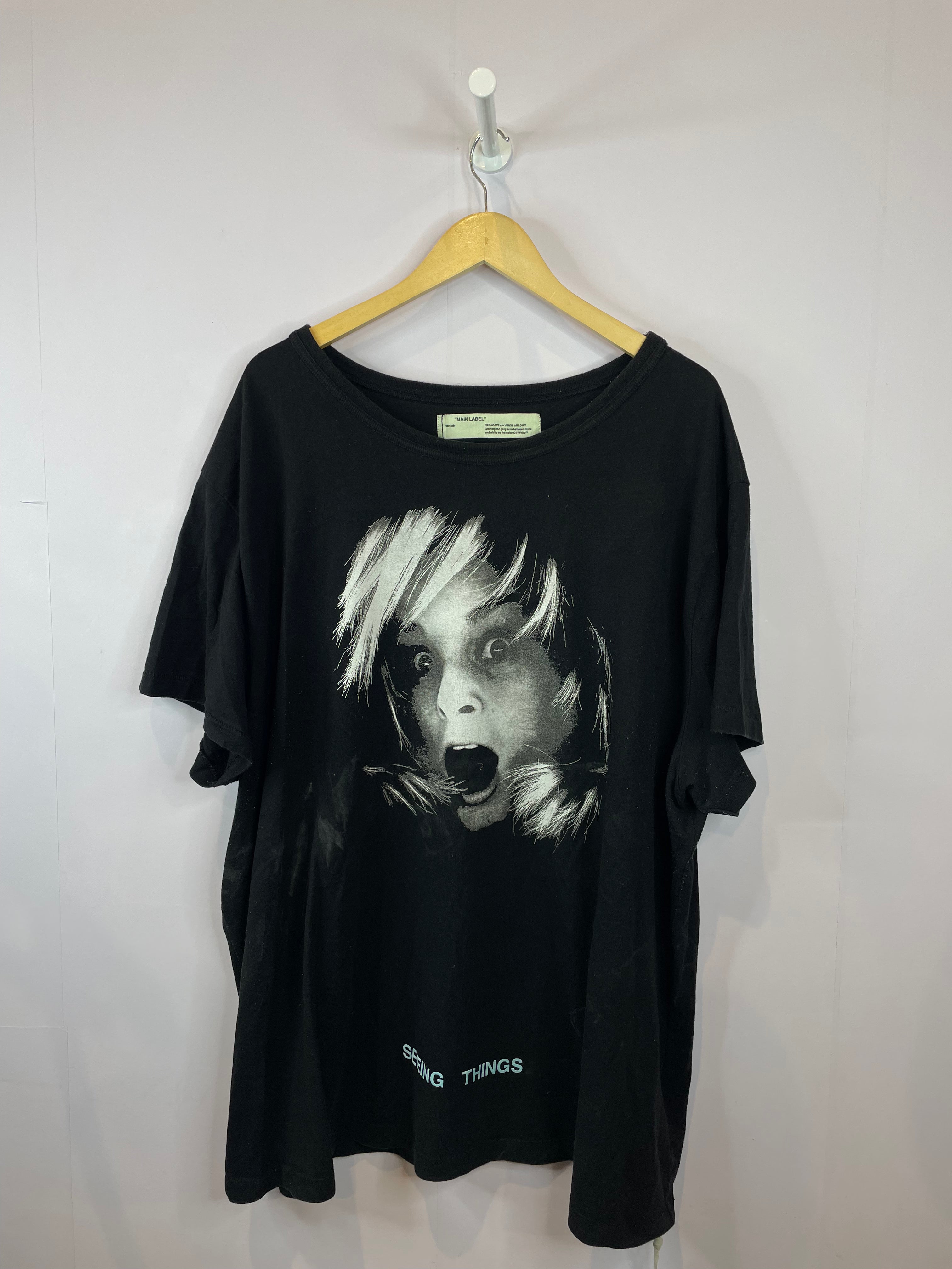 Off White Seeing Things Tee Used XL
