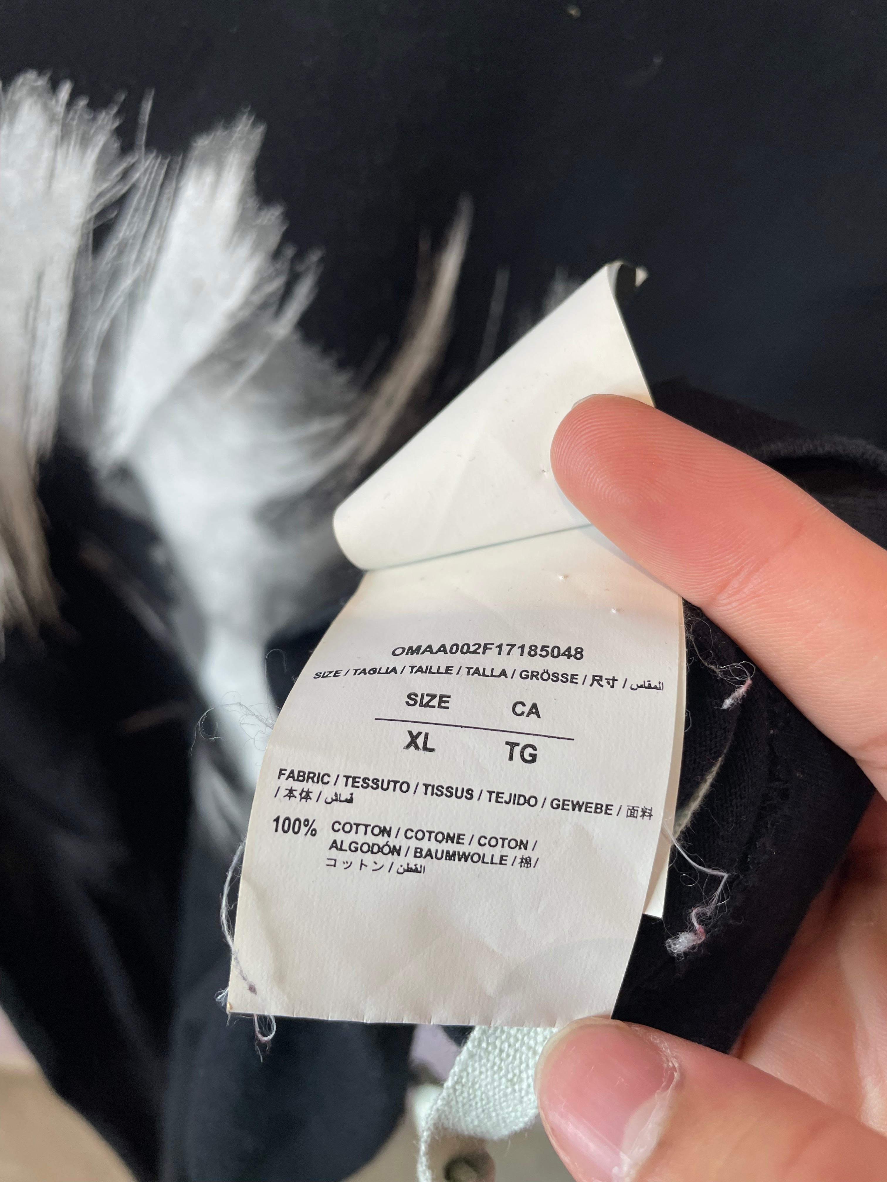 Off White Seeing Things Tee Used XL