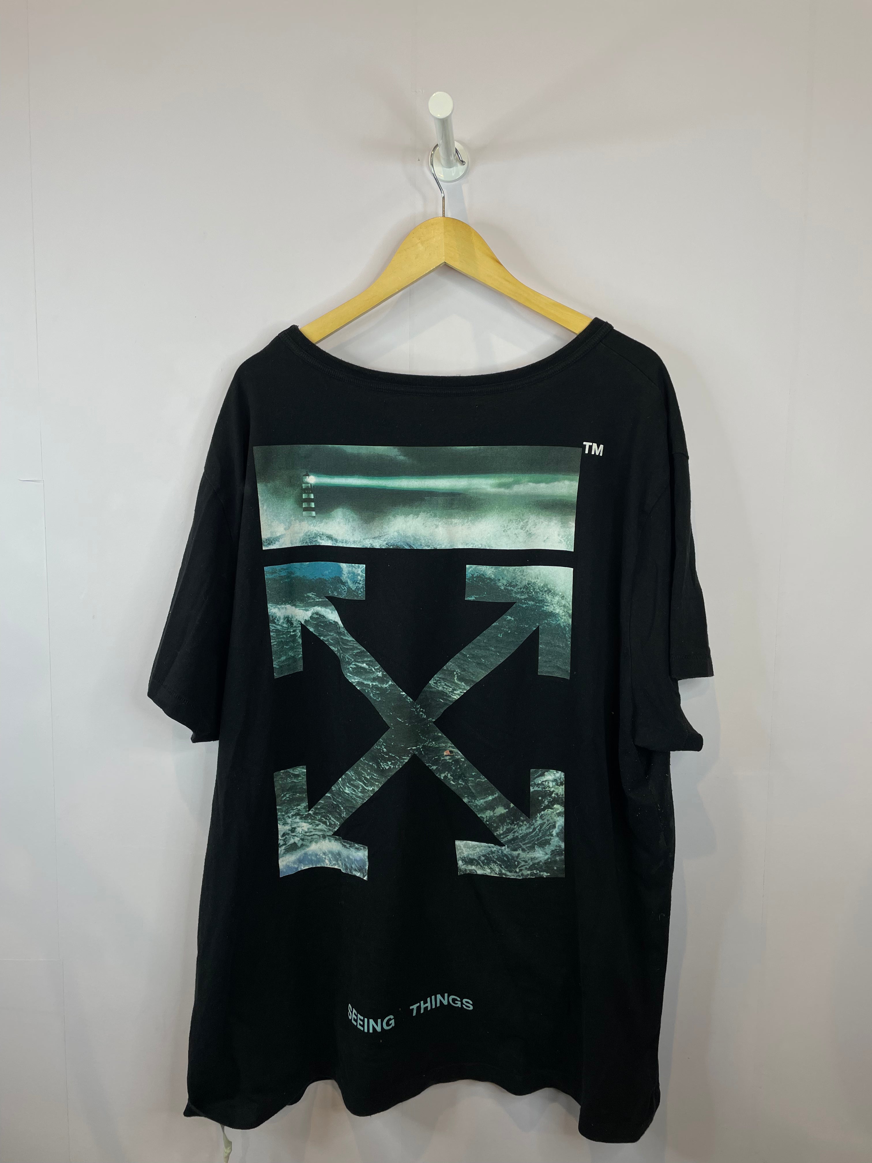 Off White Seeing Things Tee Used XL