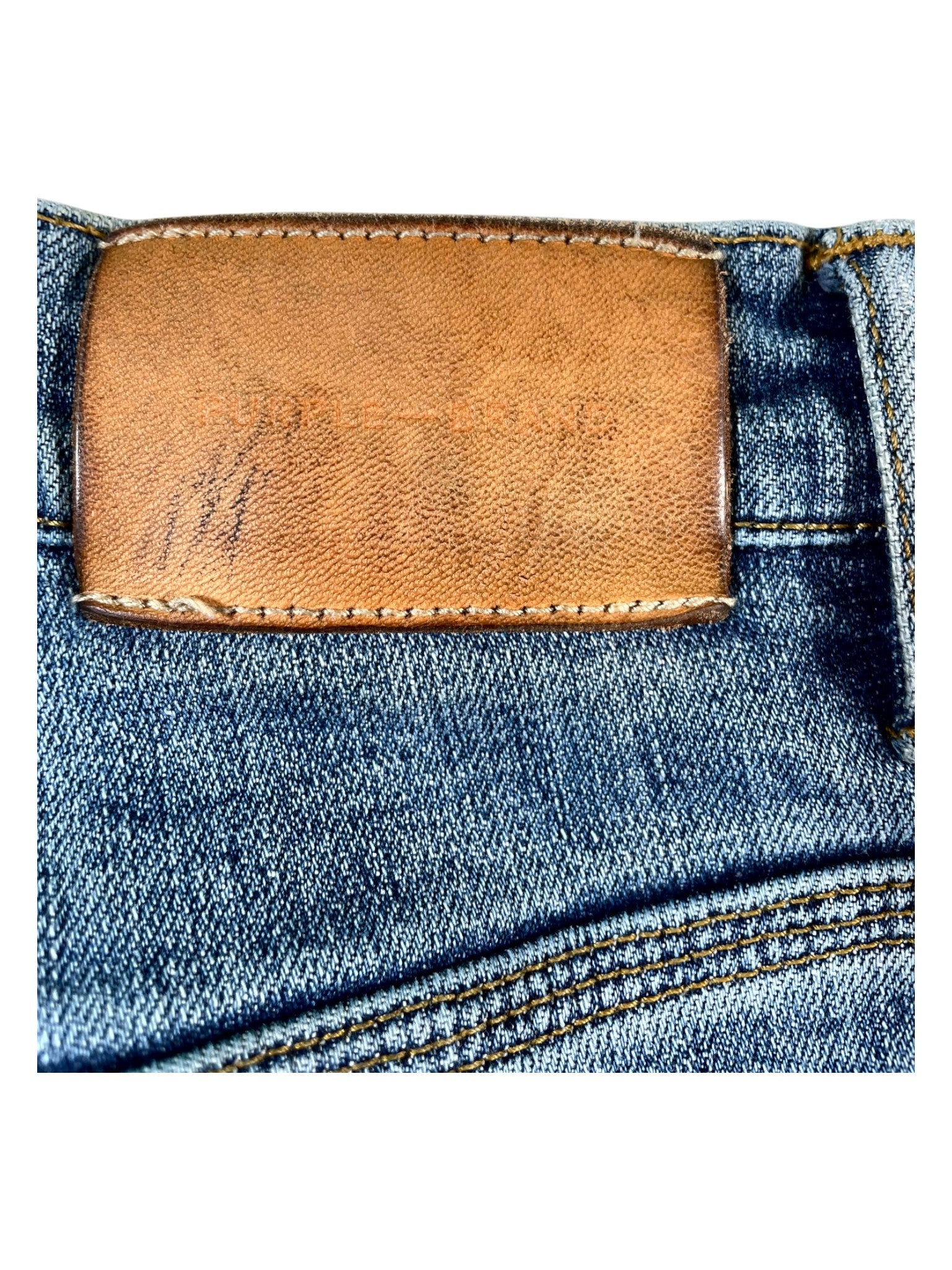 Purple Brand "Paint Splatte" Light Wash Jeans