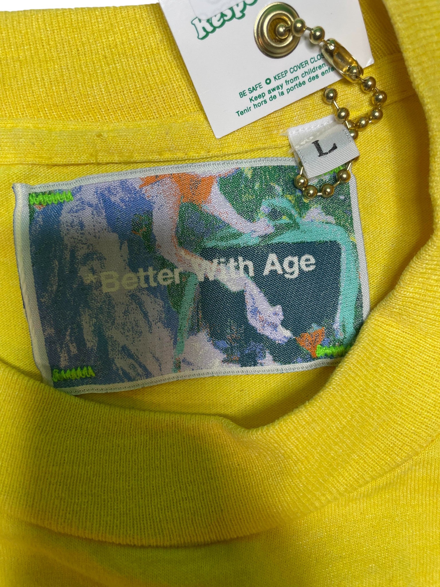 Better With Age 'Exposé' Yellow Tee