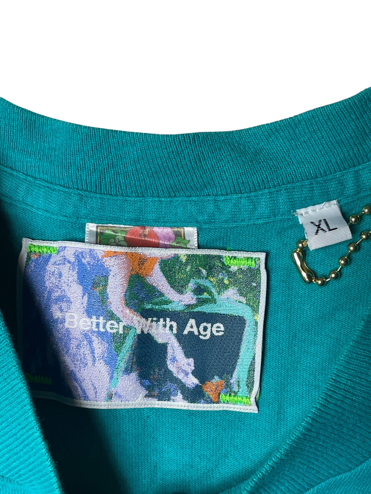 Better With Age 'Exposé' Teal Tee