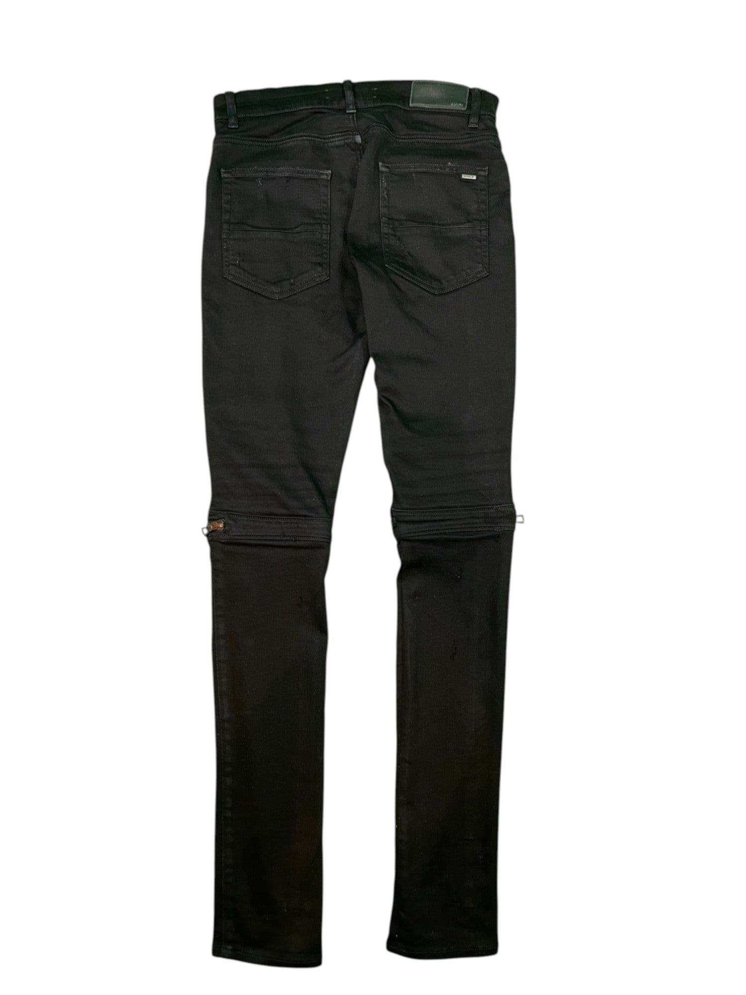 Amiri MX2 Black Patch Black Jeans