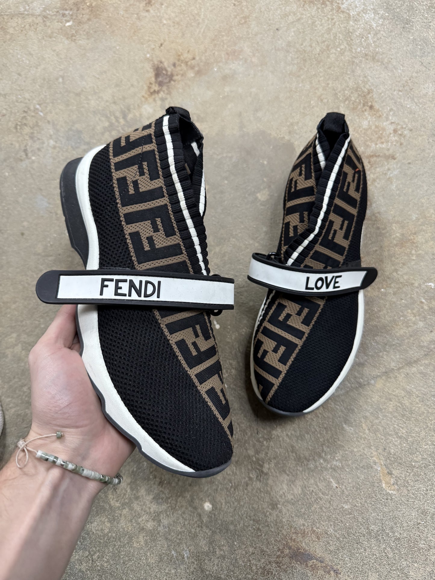 Fendi Print Sneakers Used 40 (7) No Box