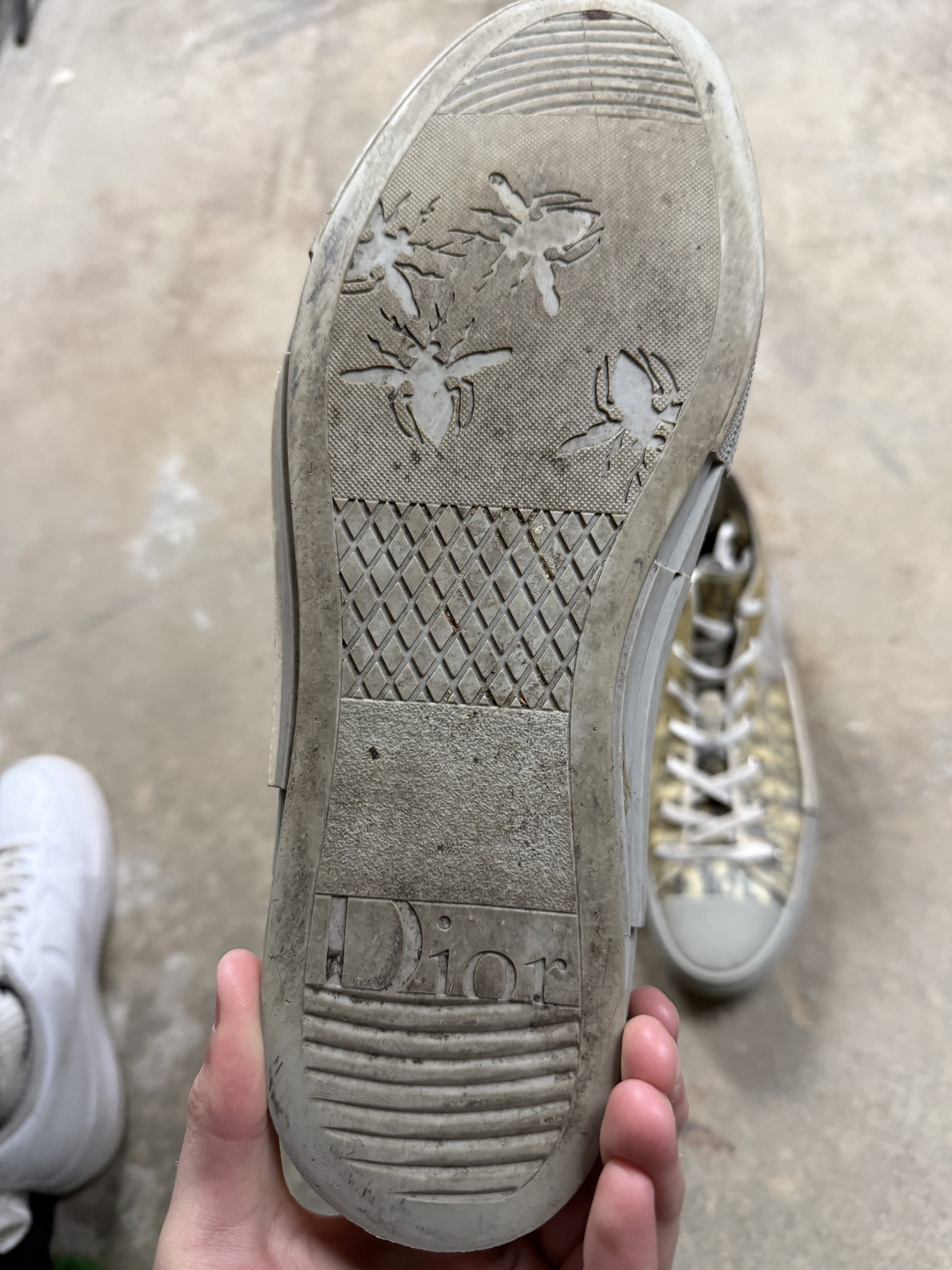 Dior B23 Grey Used 45 (US 12) No Box