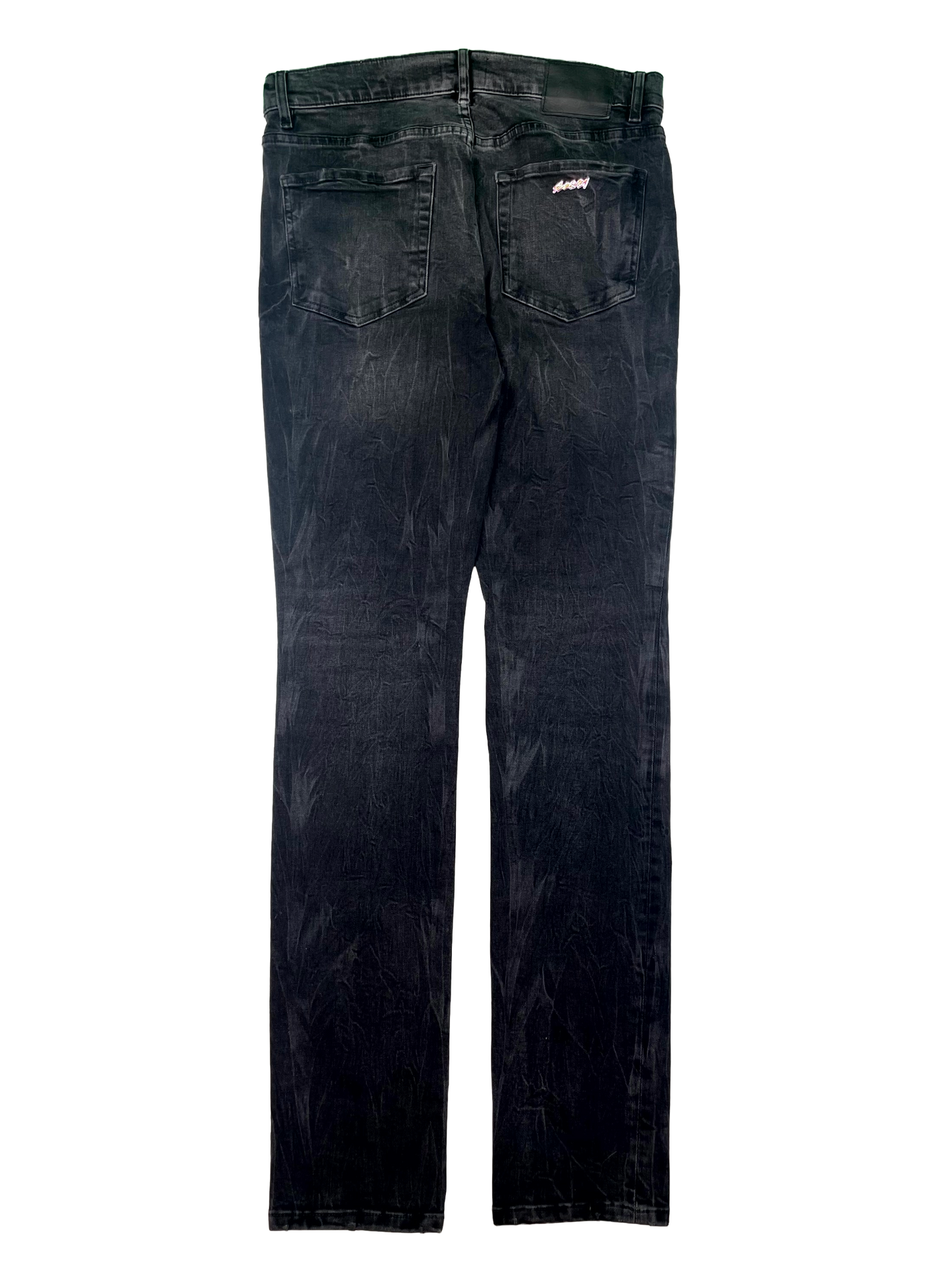 Bossi Black Metal Plate Jeans