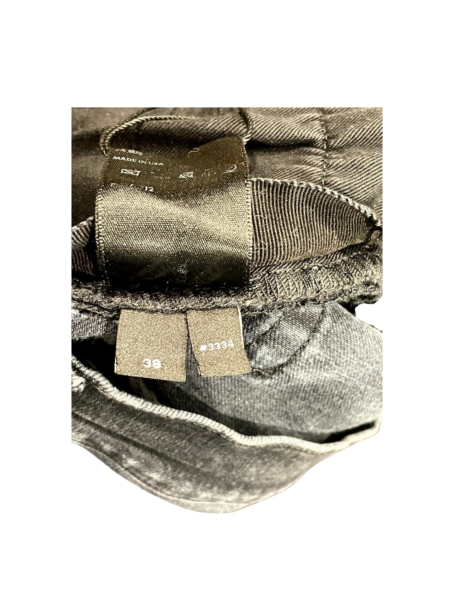 Amiri Plaid Thrasher Patch (Repaired) Black Wash Jeans