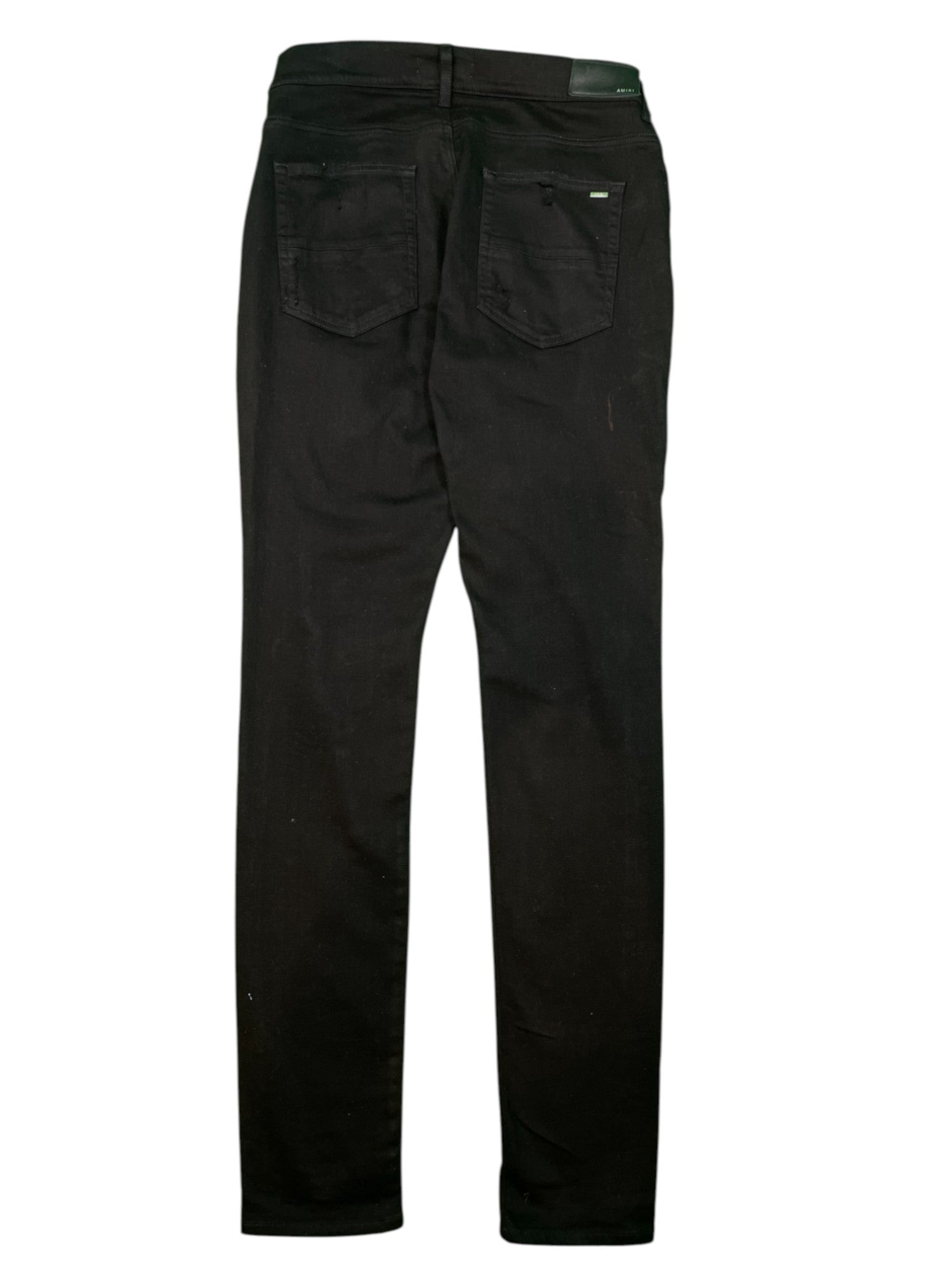 Amiri MX1 Gold Patch Black Jeans