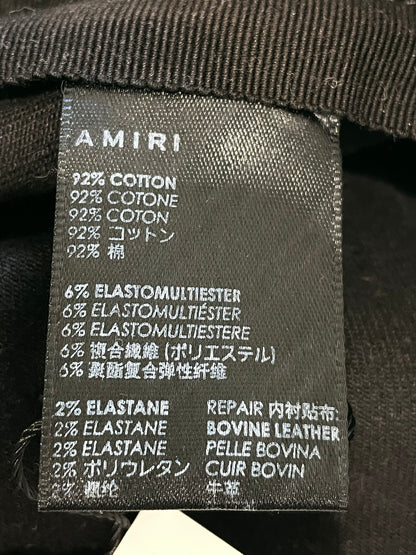 Amiri MX1 Gold Patch Black Jeans
