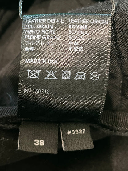 Amiri MX1 Gold Patch Black Jeans