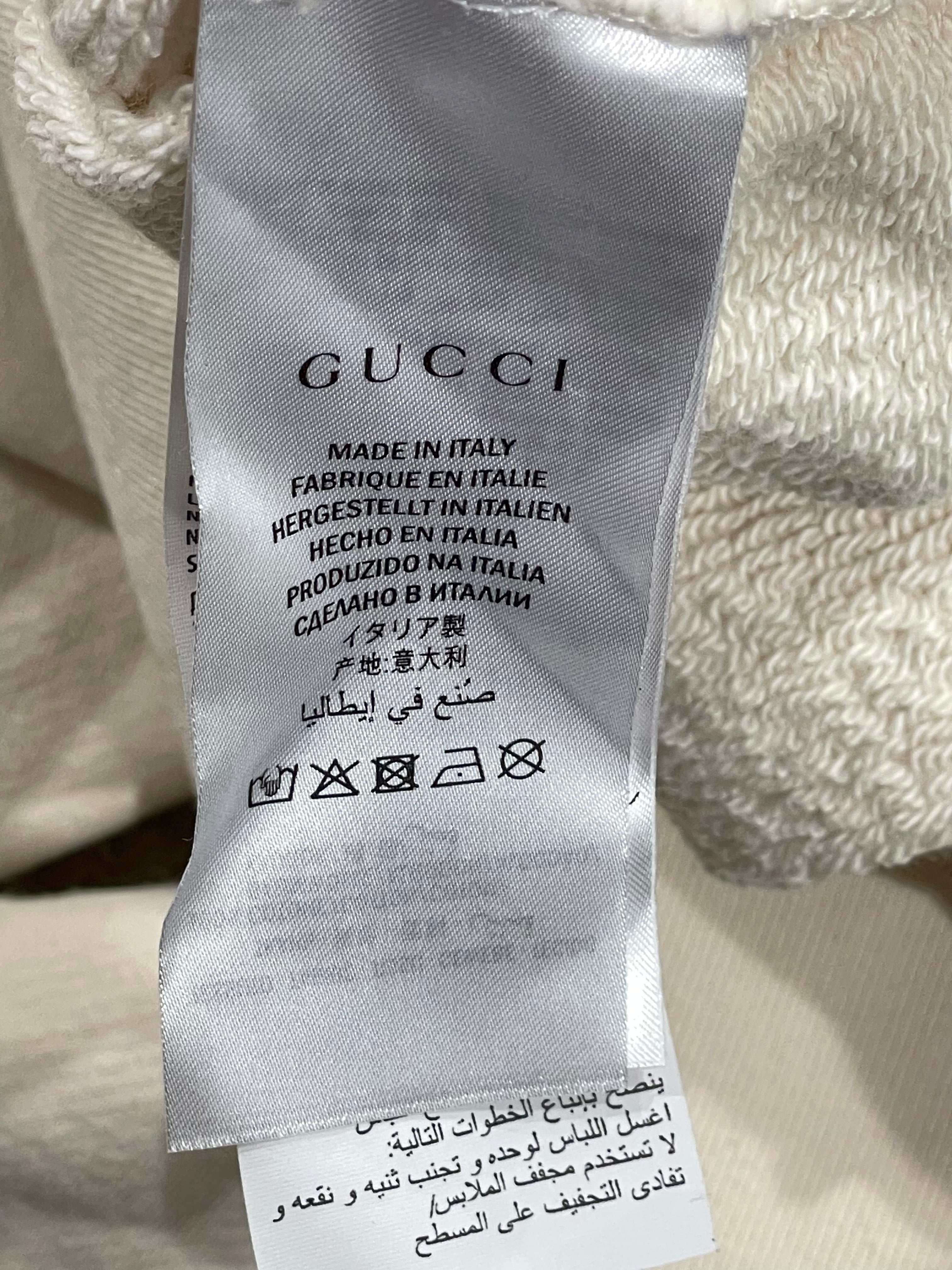 Gucci Pegasus Trainer Cream Crewneck