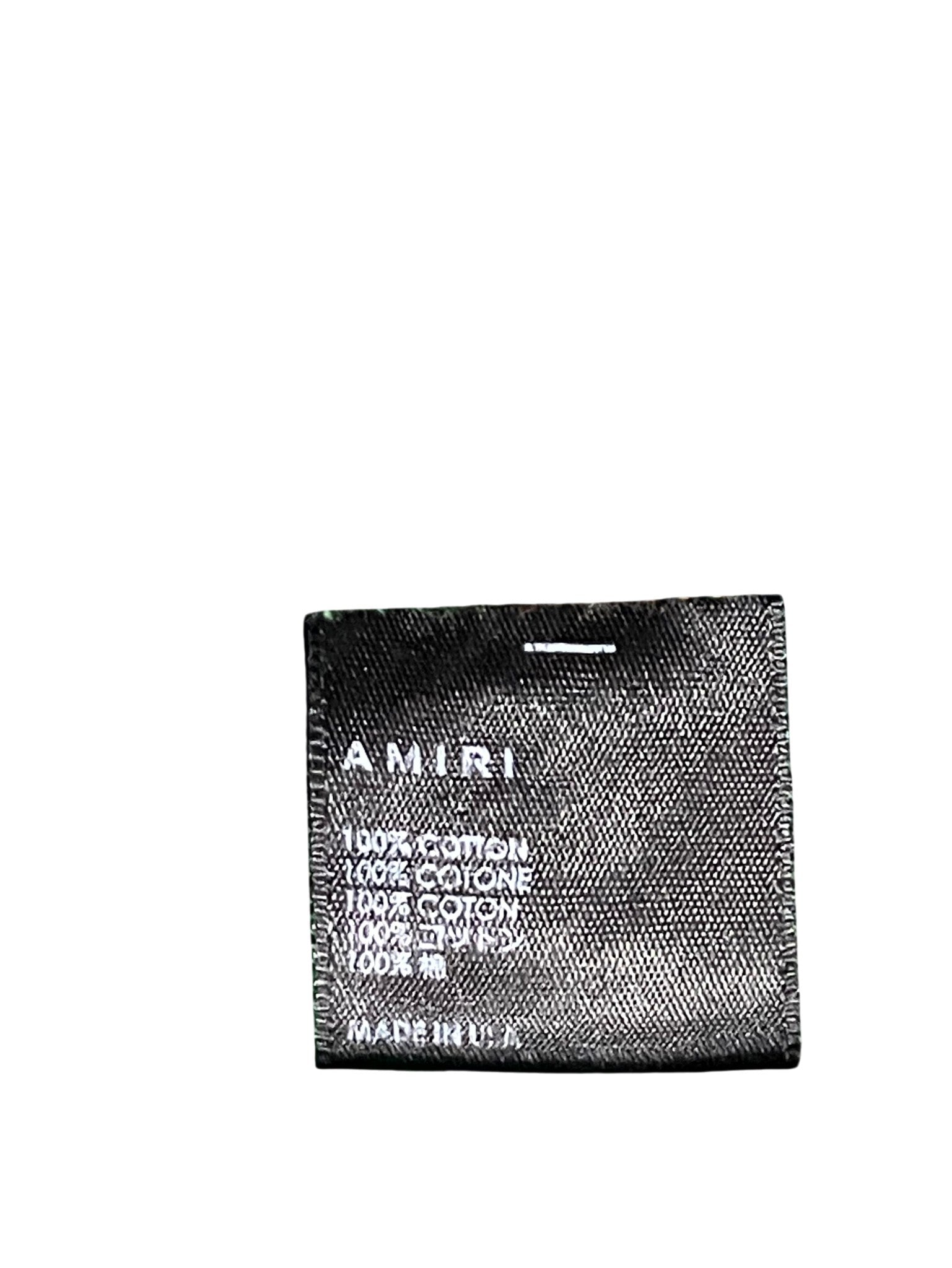 Amiri Plaid "TGCW" Flannel Green Shirt
