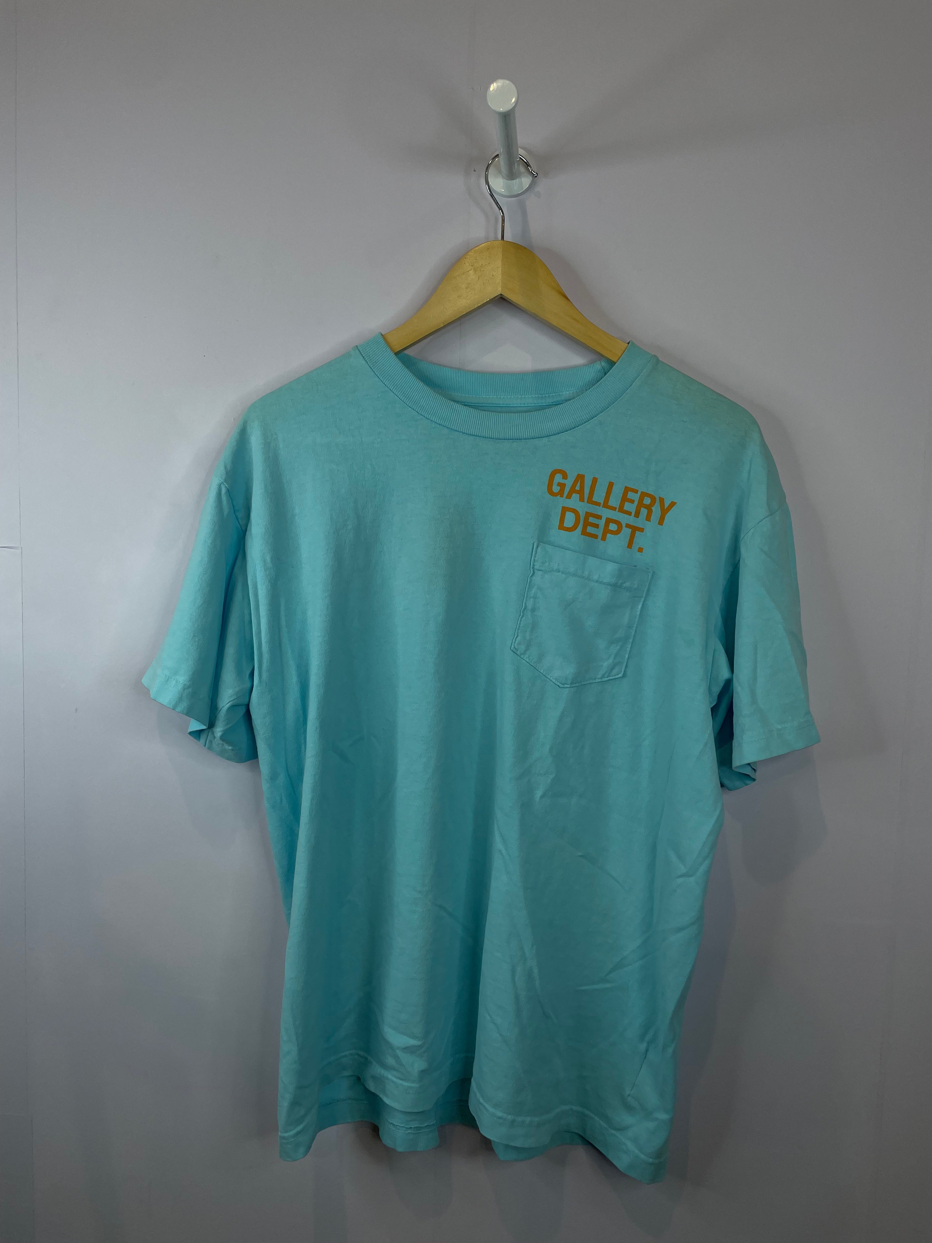Gallery Dept Tee Blue Orange New Medium
