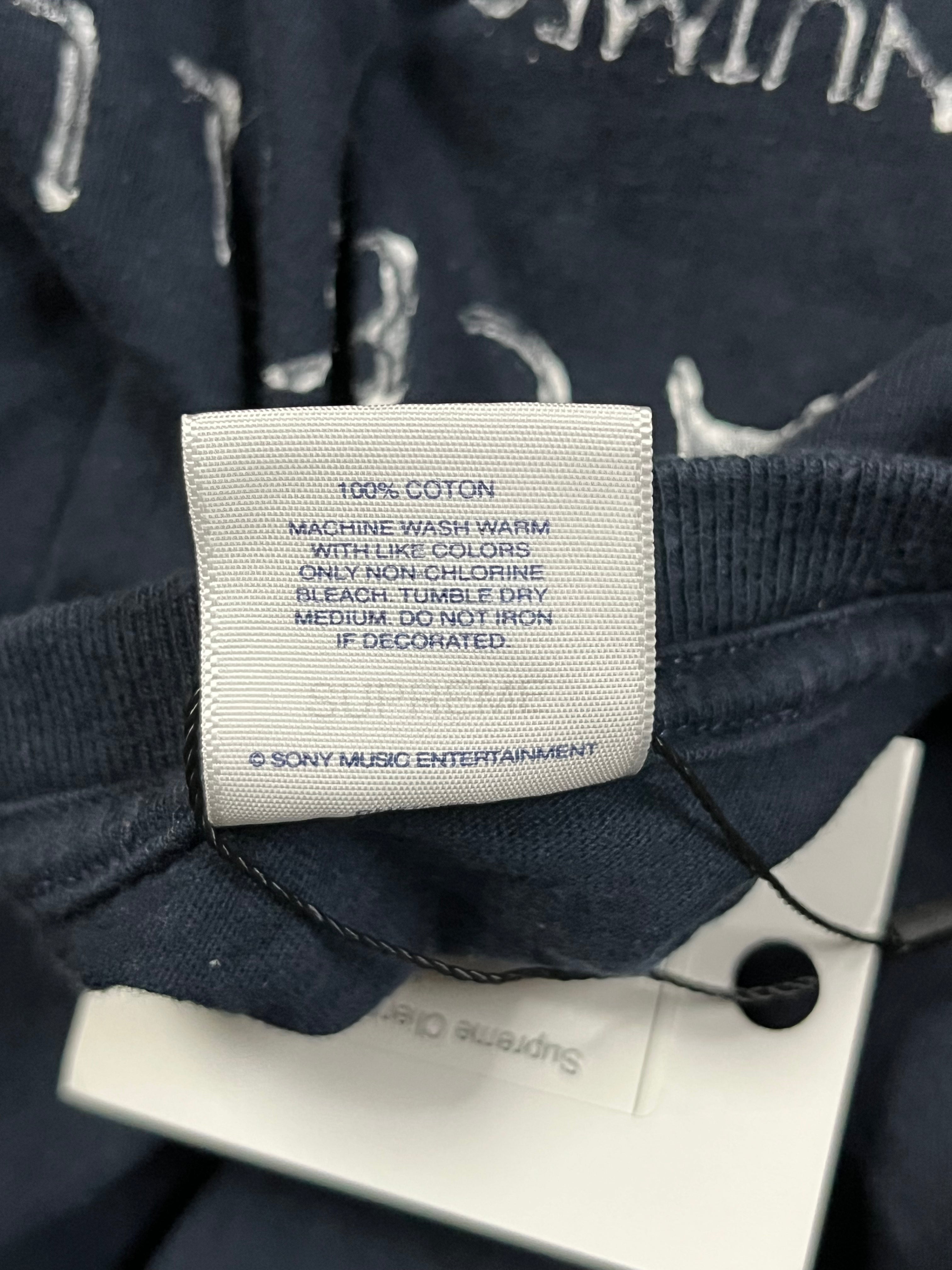 Supreme Clientele Tee Navy Used XL