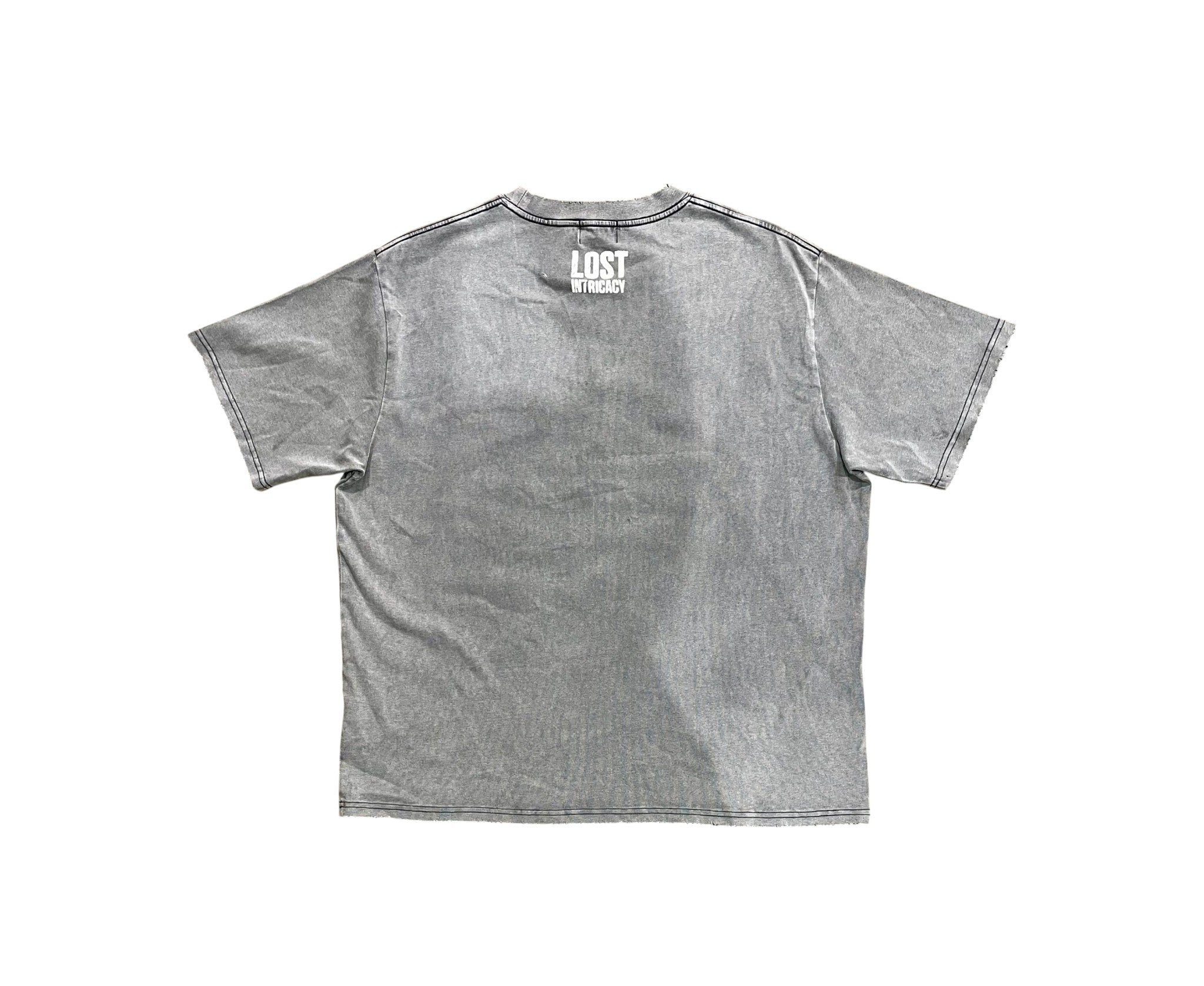 Lost Intricacy "Outline Studded" Grey Tee